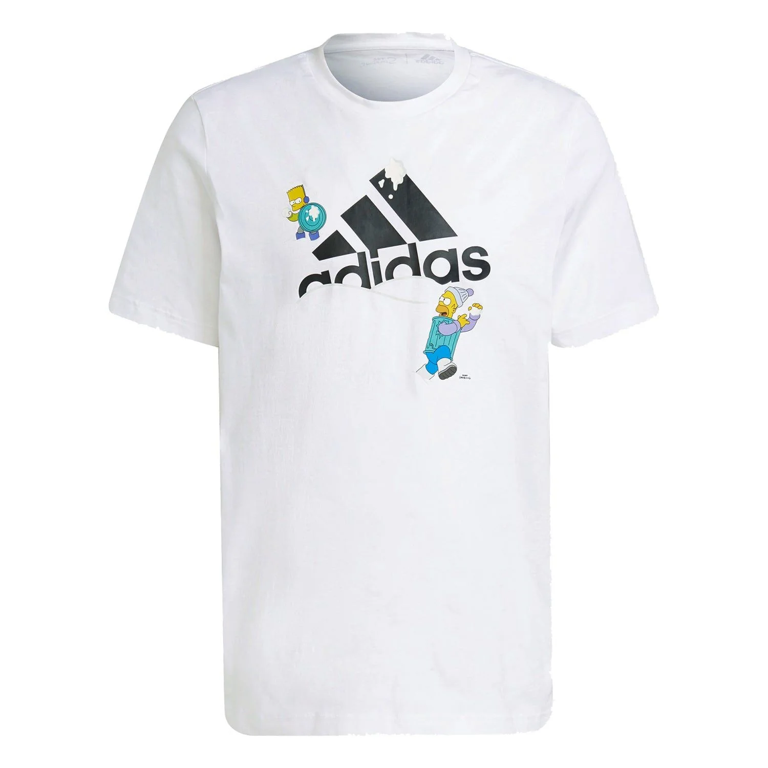 adidas x The Simpsons Snowball Fight Graphic Tee - White