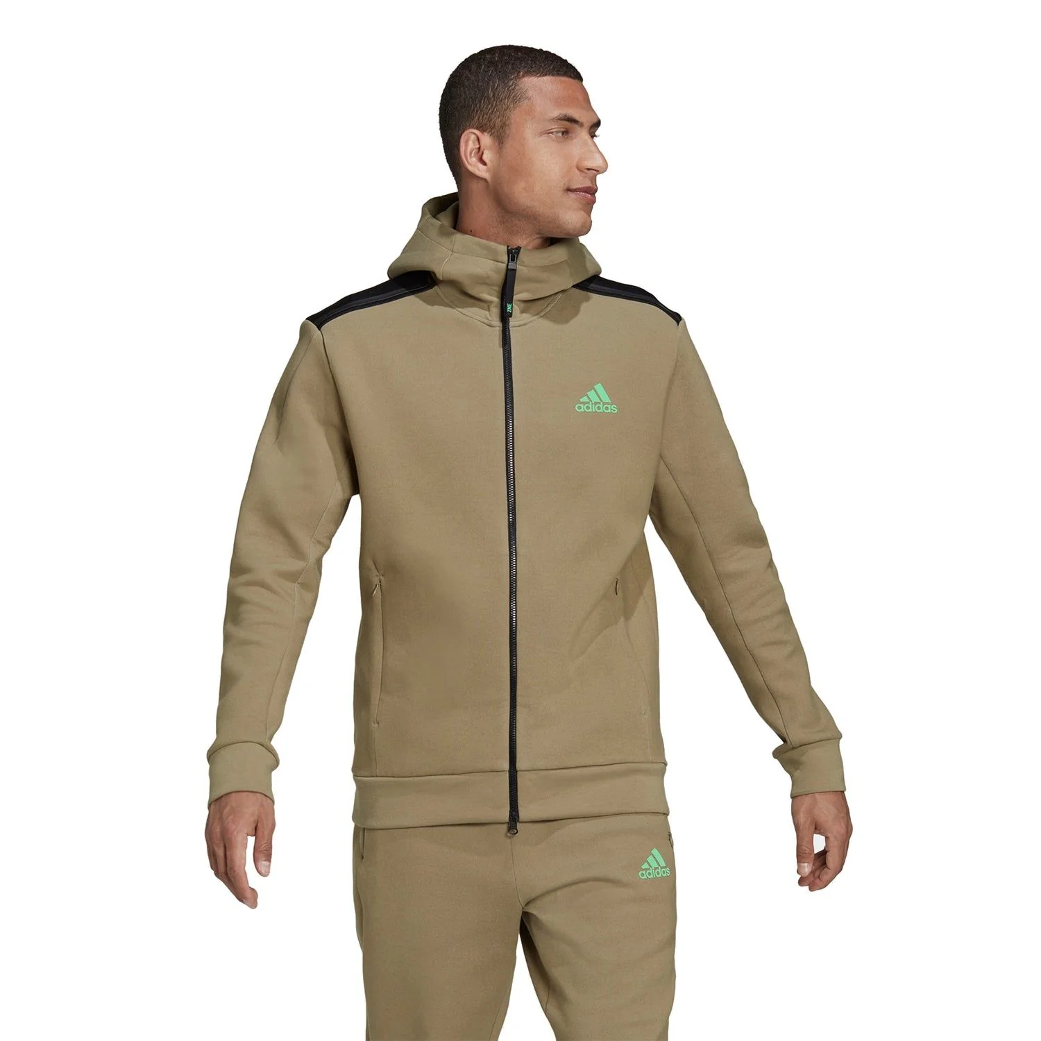 adidas Z.N.E. Sportswear Hoodie - Orbit Green - Image 2