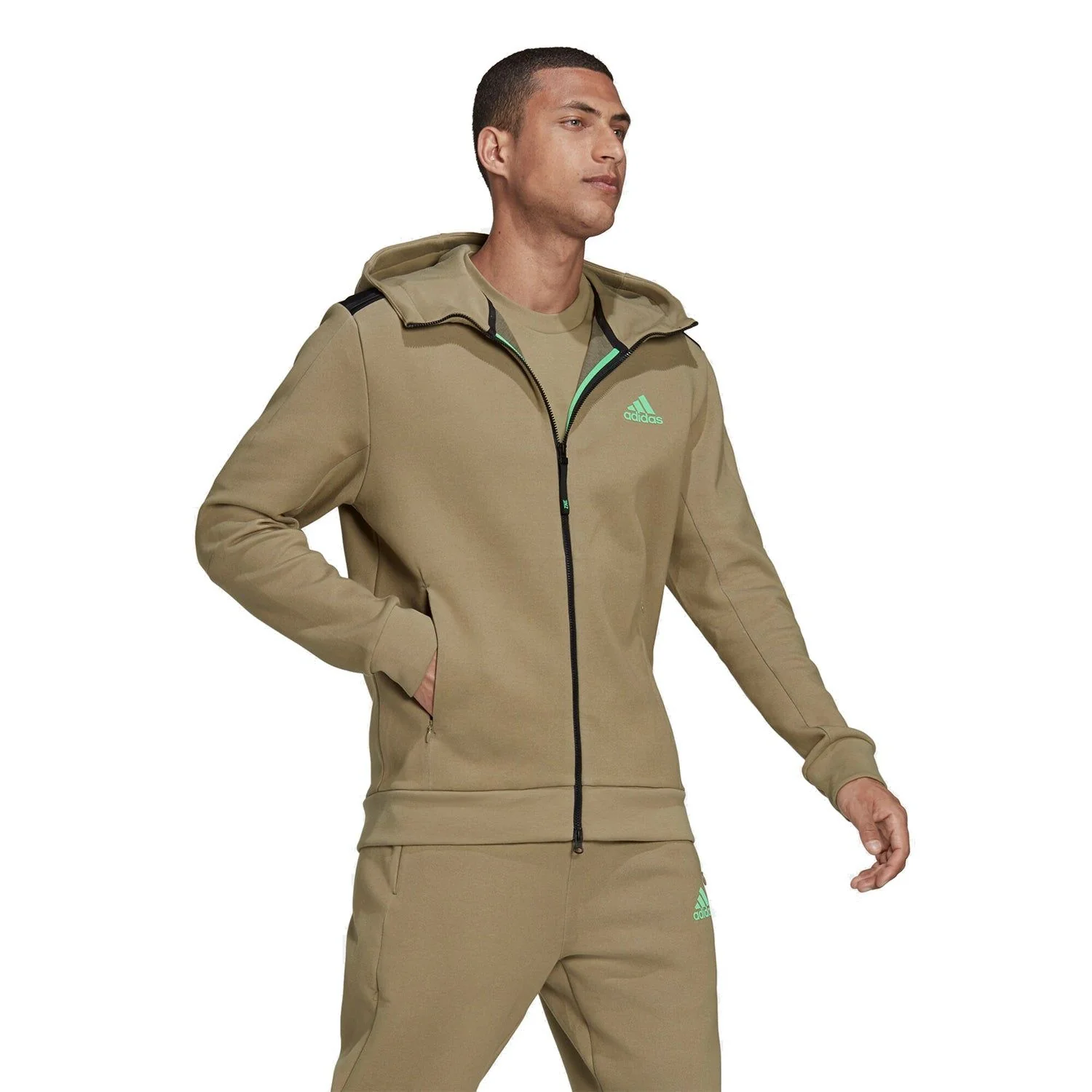 adidas Z.N.E. Sportswear Hoodie - Orbit Green - Image 6