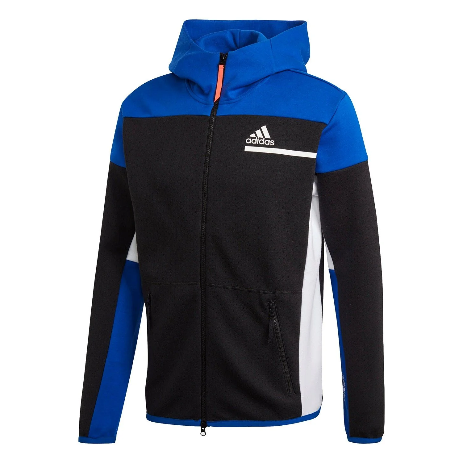 adidas ZNE Full-Zip Hoodie - Black/Blue