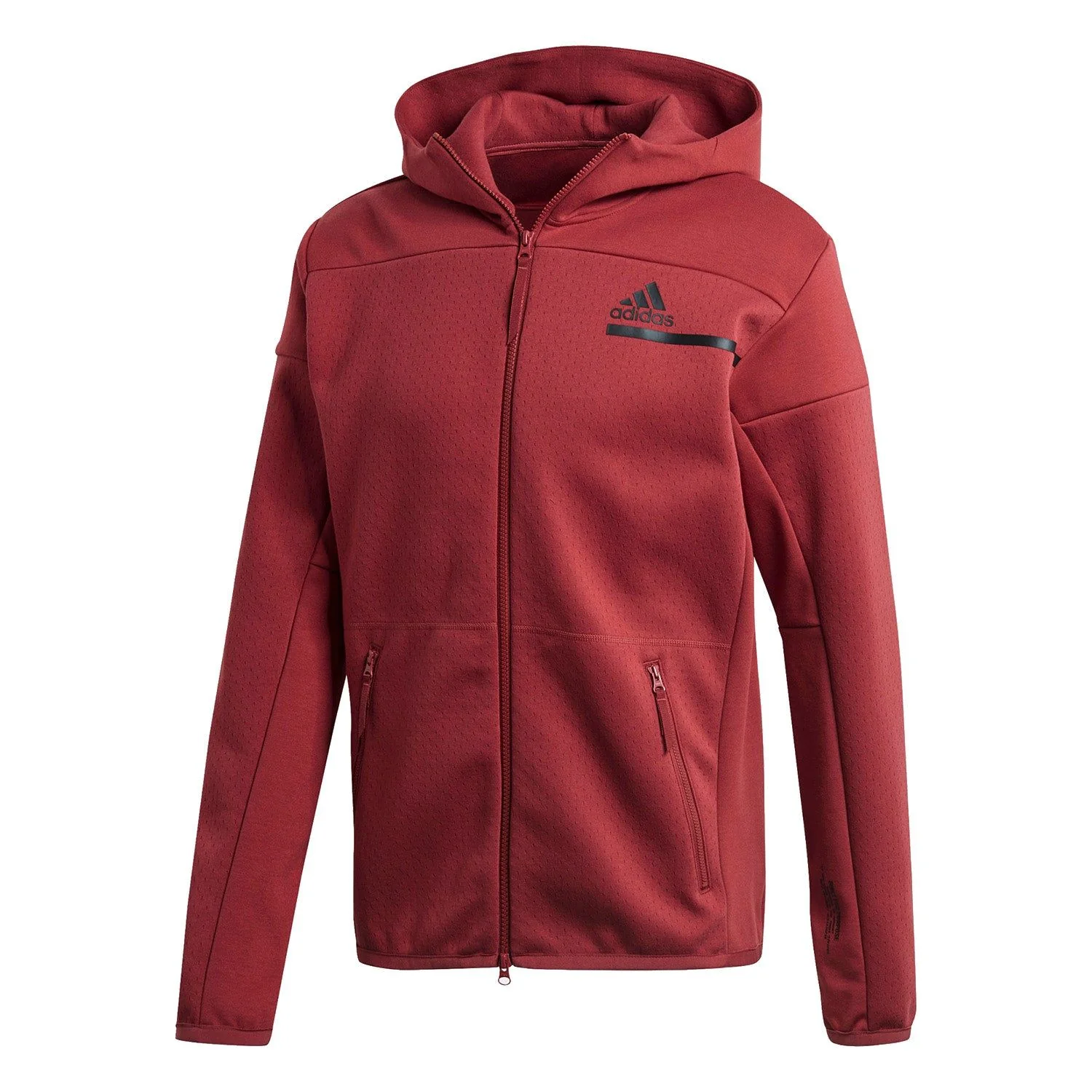 adidas ZNE Full-Zip Hoodie - Red