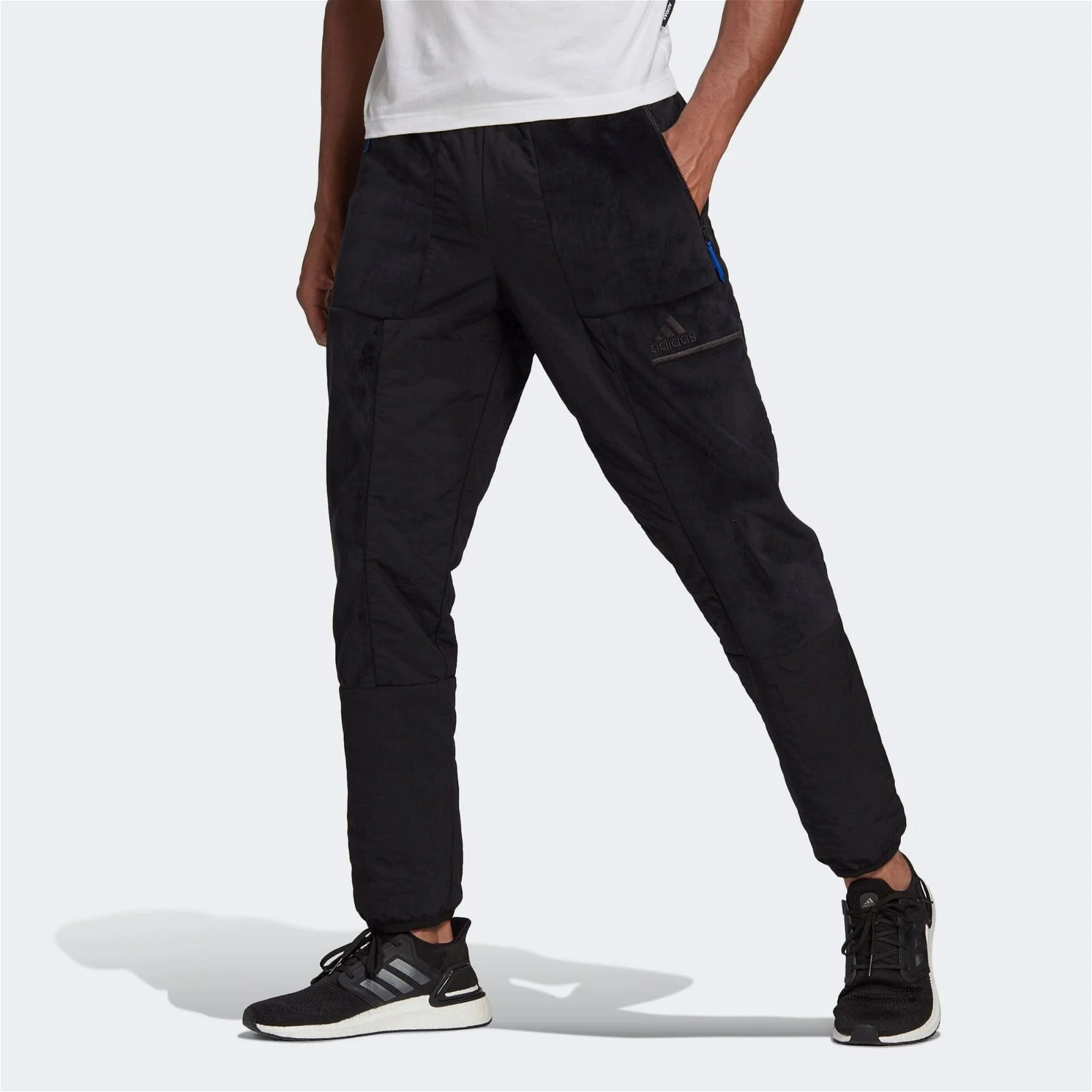 adidas ZNE Padded Tracksuit Bottoms - Black - Image 2