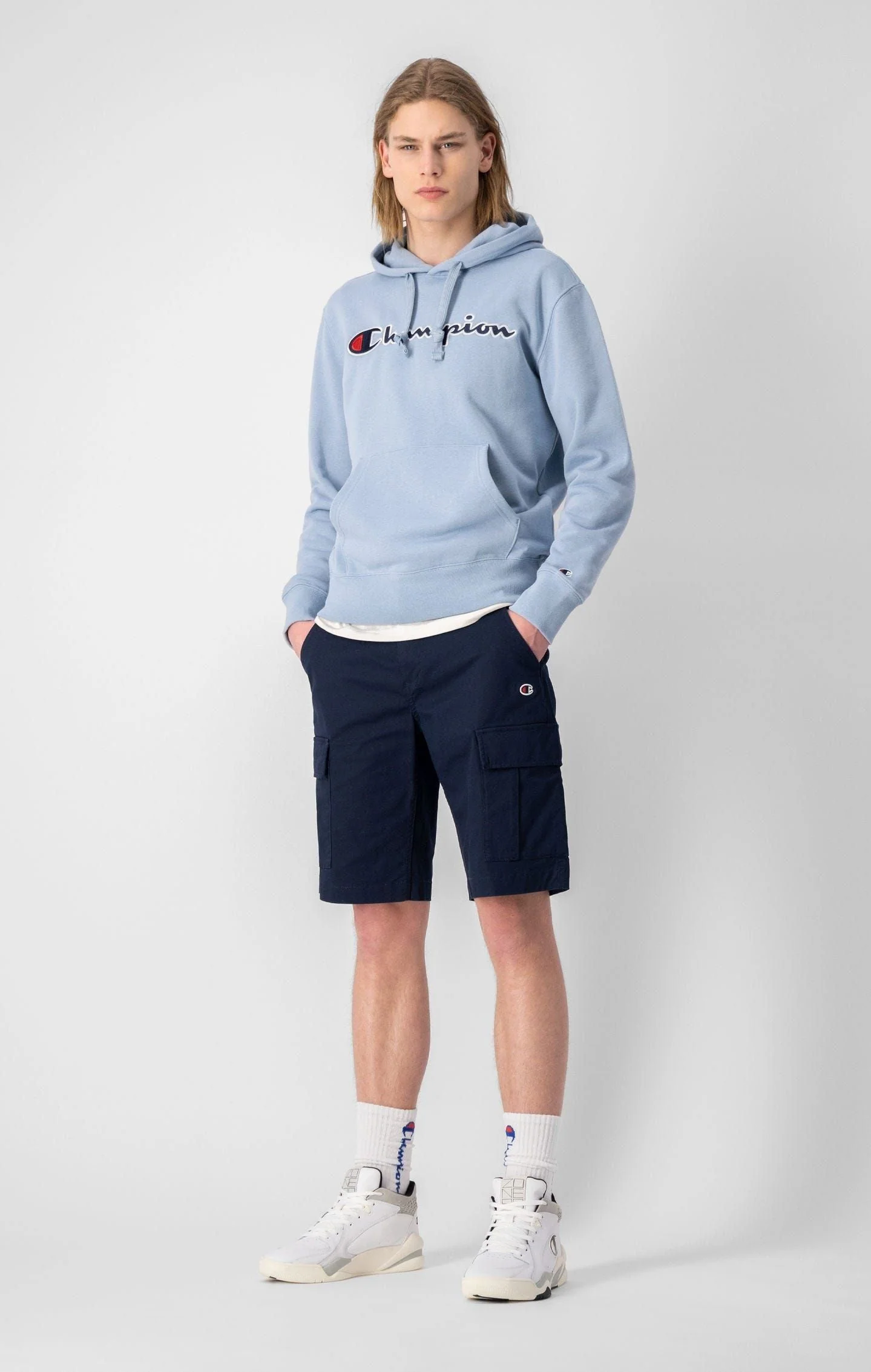 Champion Bermuda Cargo Shorts - Navy - Image 4