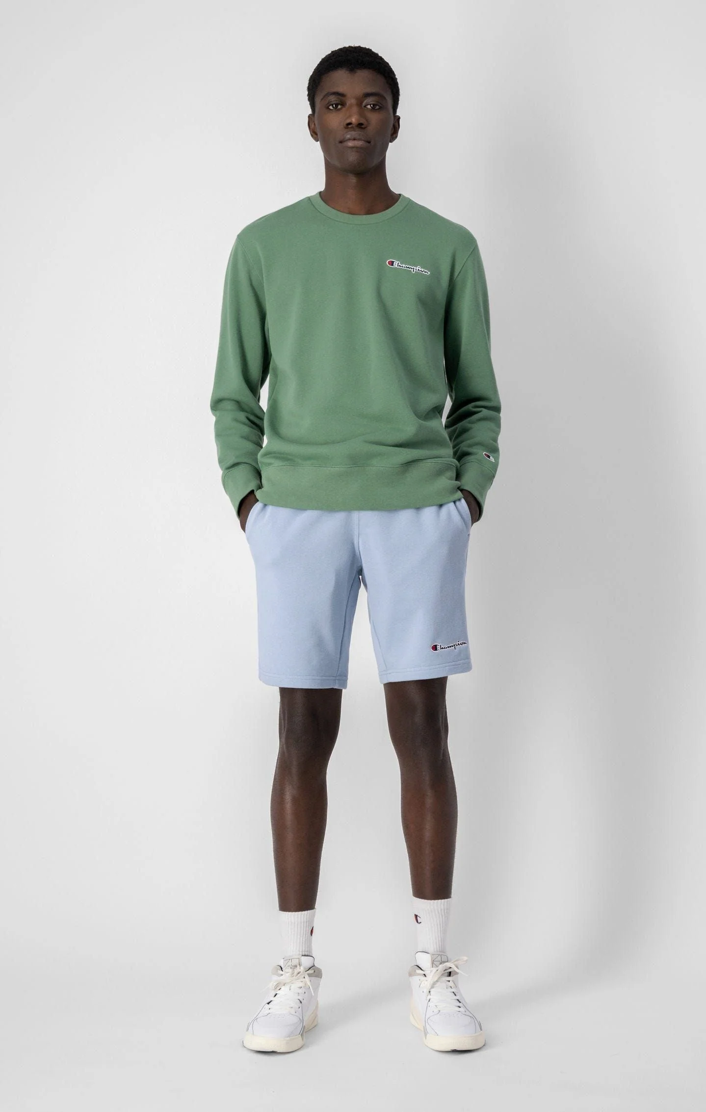 Champion Bermuda Sweat Shorts - Blue - Image 4