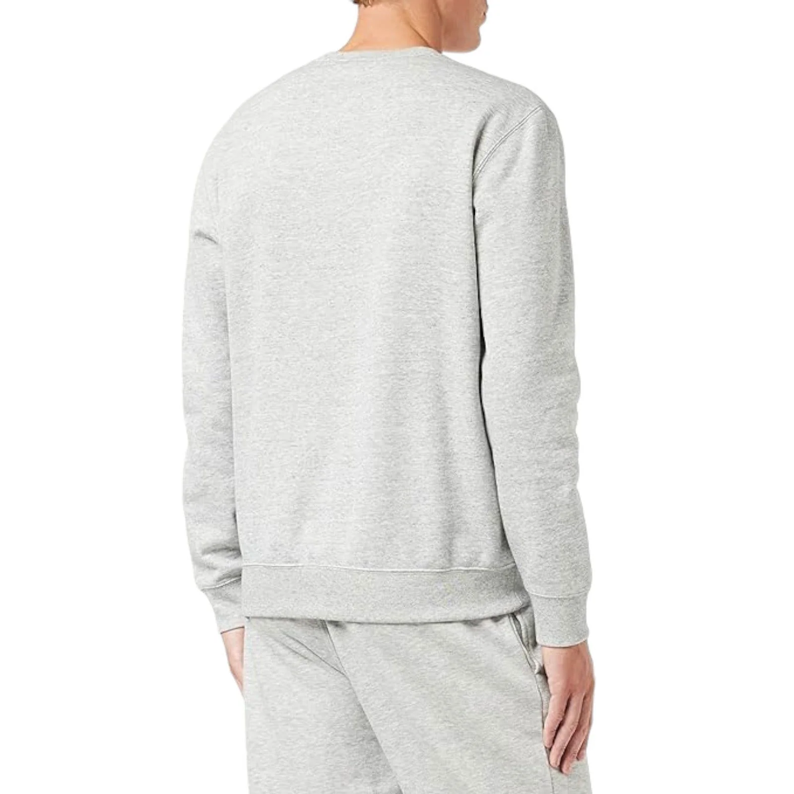 Champion Crew Neck Spellout Fleece Sweatshirt - Grey - Image 2