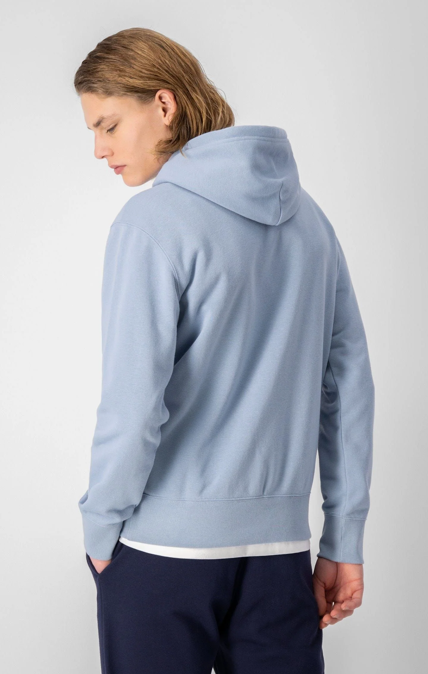 Champion Heavy Cotton Poly Terry Hoodie - Blue - Image 3