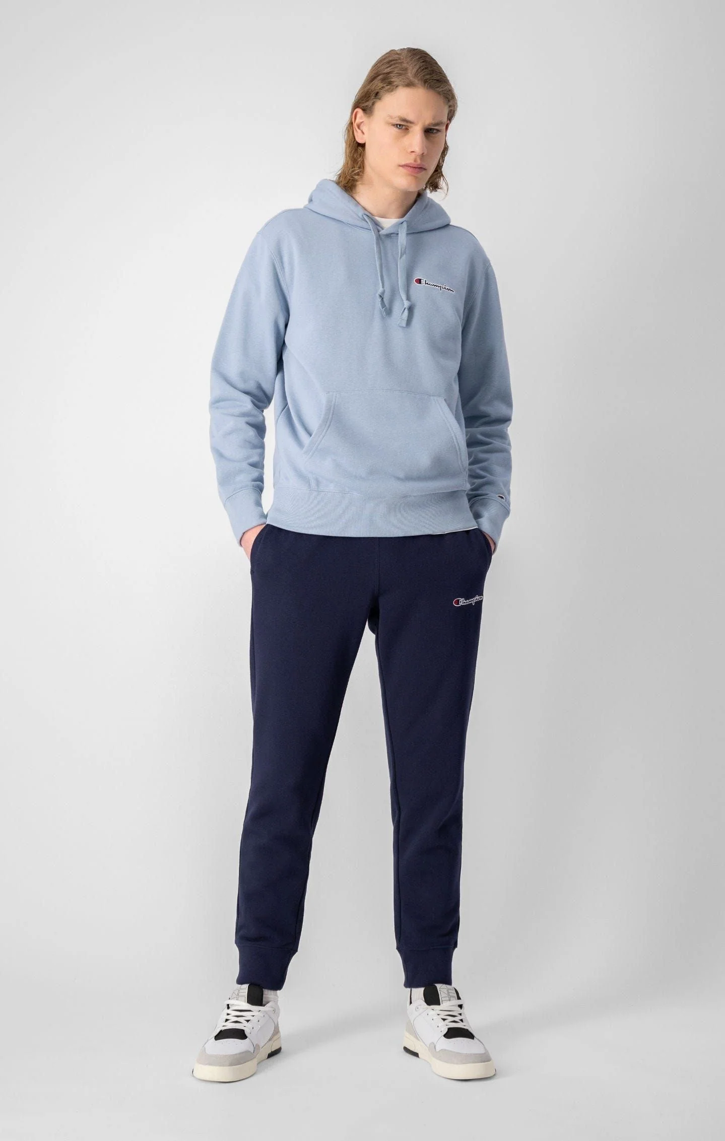 Champion Heavy Cotton Poly Terry Hoodie - Blue - Image 5