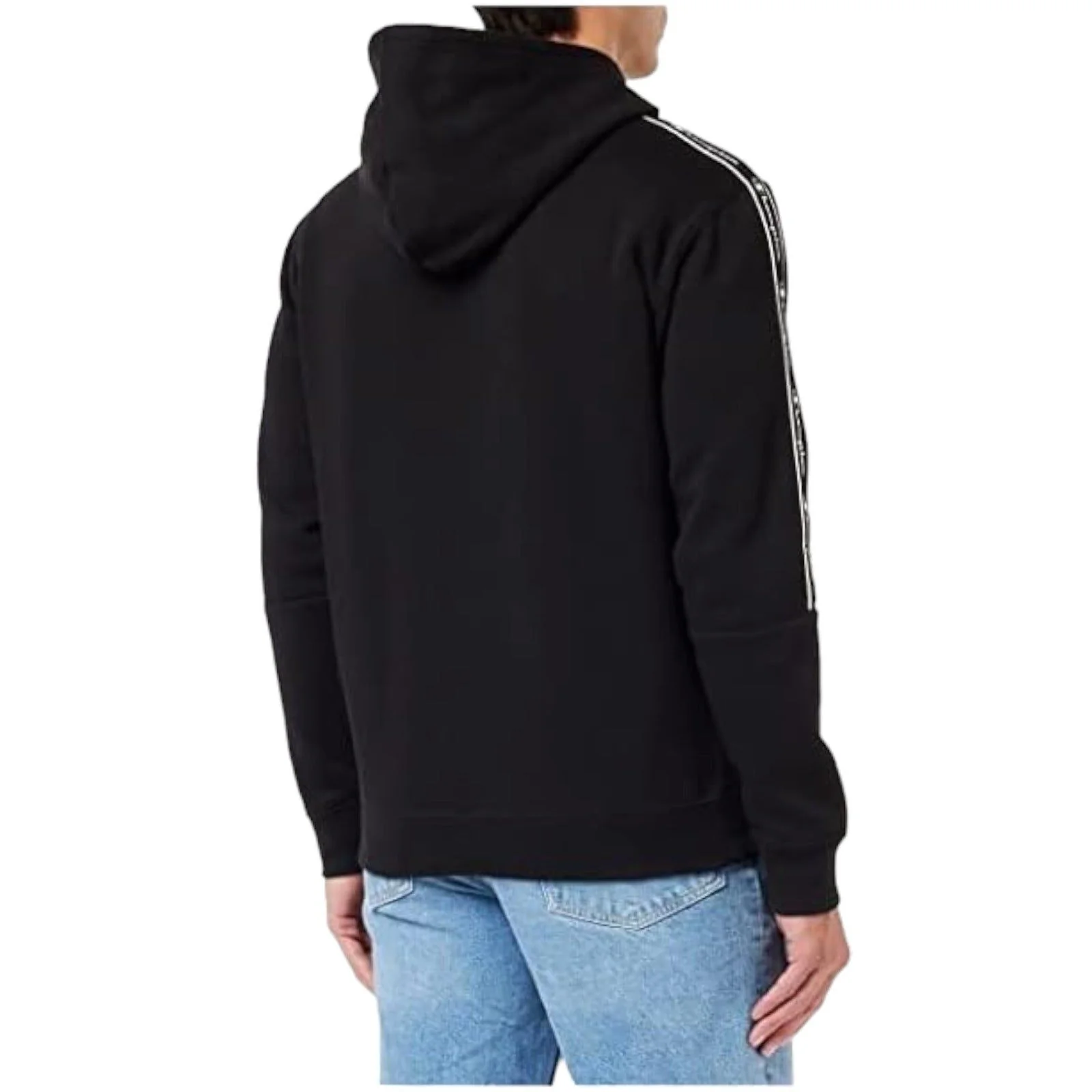Champion Legacy American Half Tape Hooded Sweatshirt - Black - Image 4