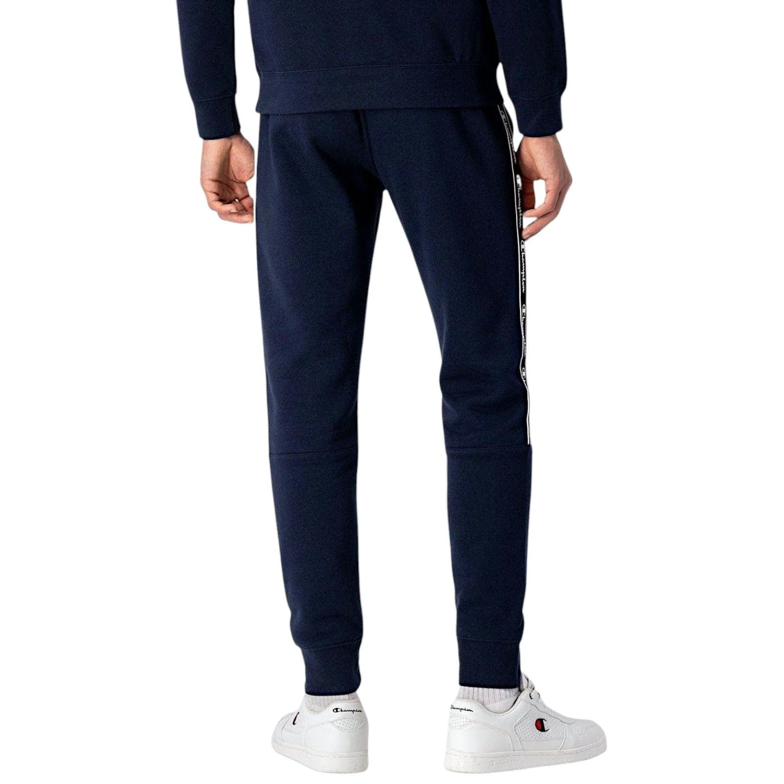 Champion Legacy American Jogger Sweatpants Trousers - Navy - Image 2