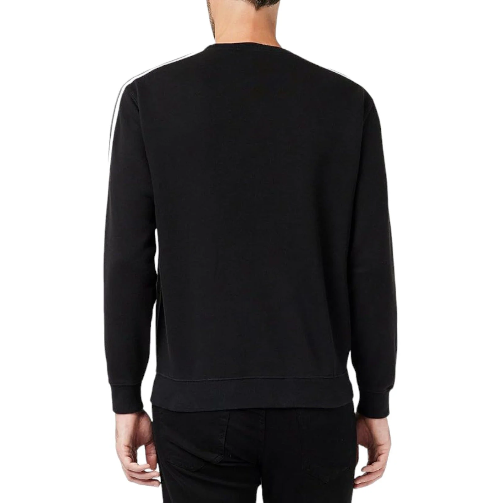 Champion Legacy Contrast Details Fleece Sweatshirt - Black - Image 2