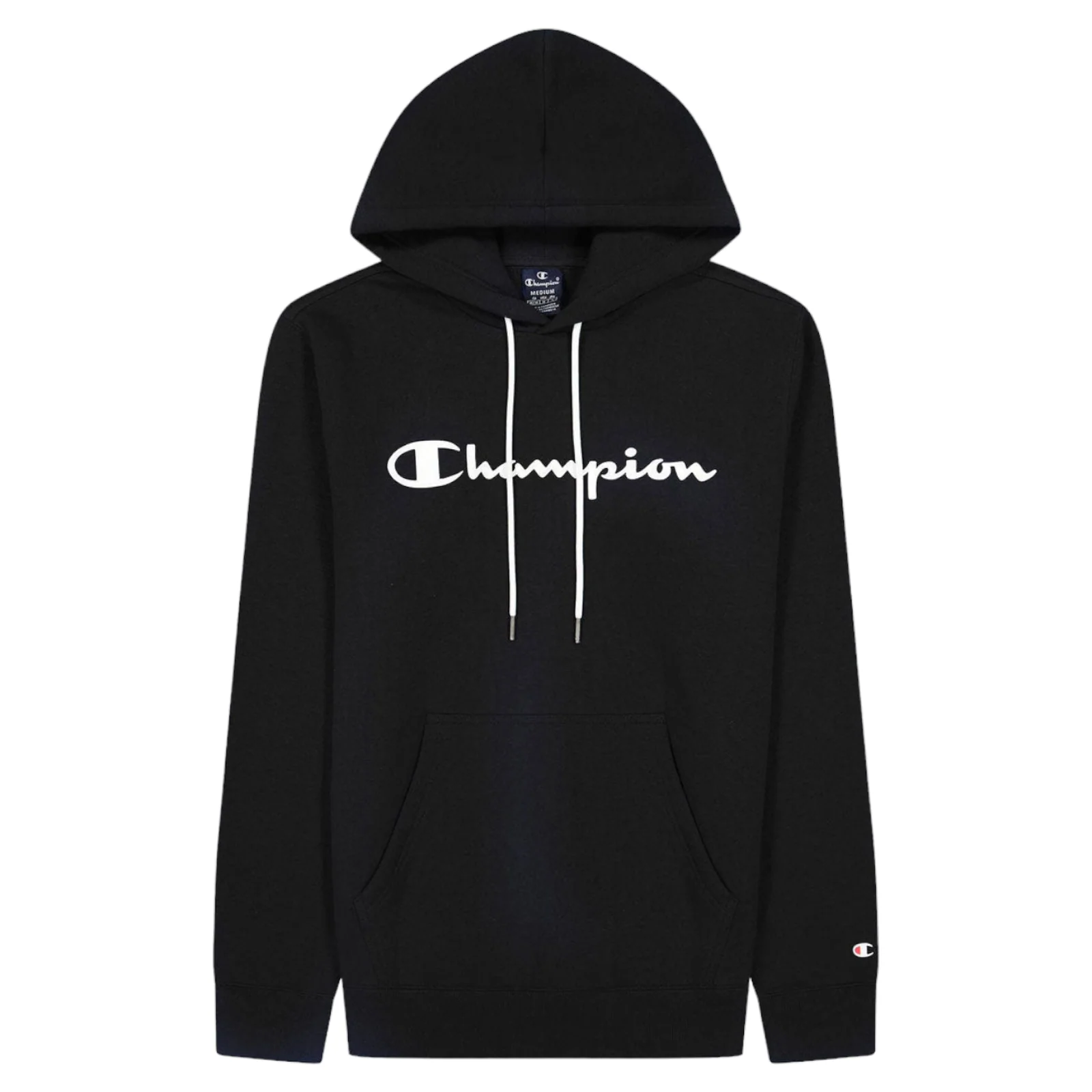 Champion Legacy Hooded Sweatshirt Hoodie - Black White