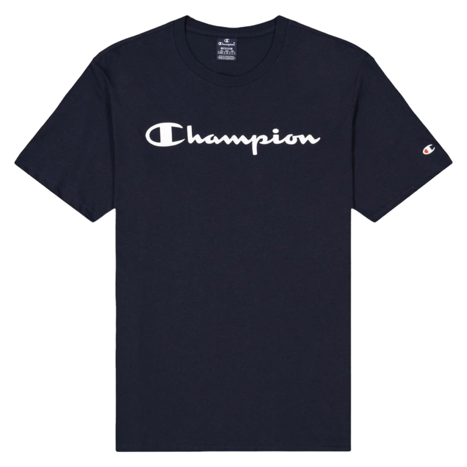 Champion Legacy Spellout Big Logo Tee - Navy - Image 5