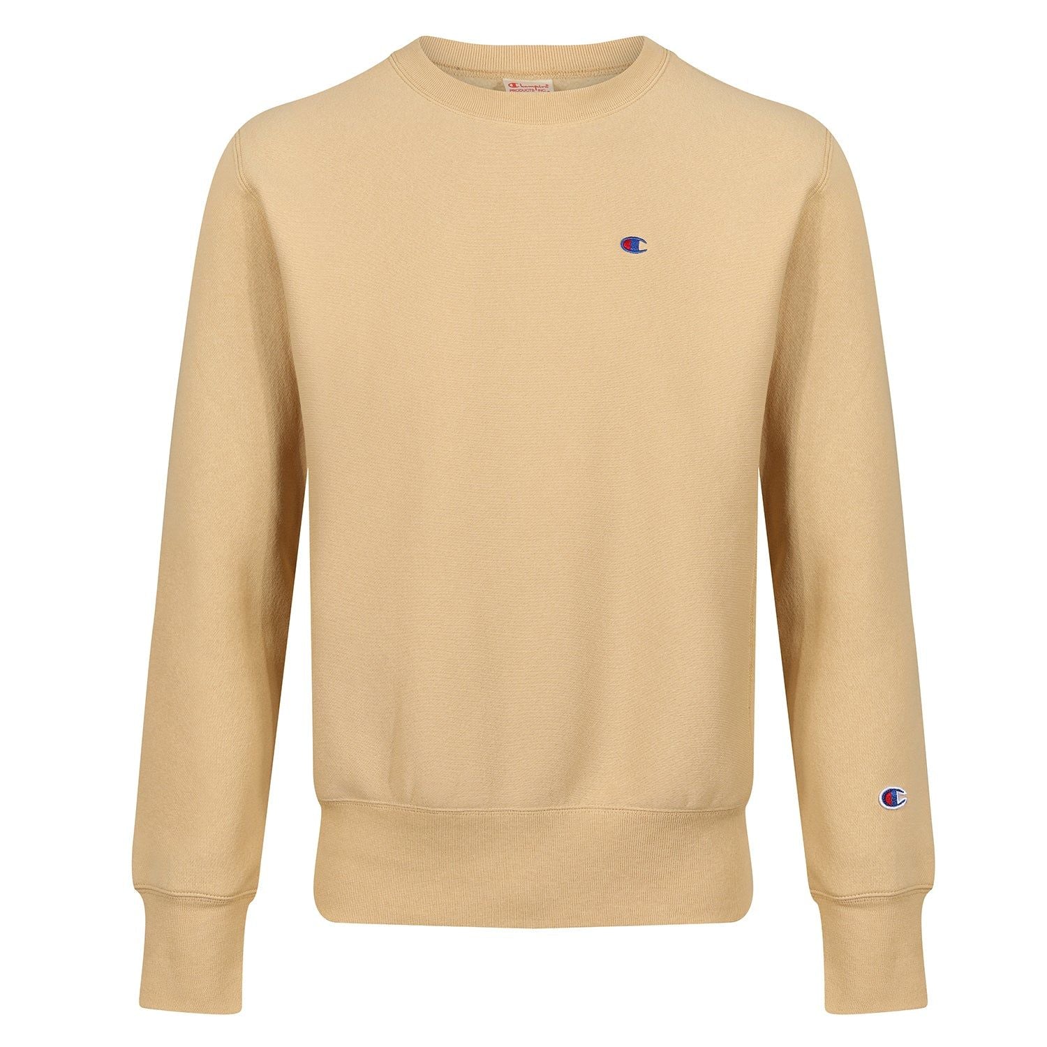 Champion Reverse Weave Classic Crew Sweatshirt - Beige