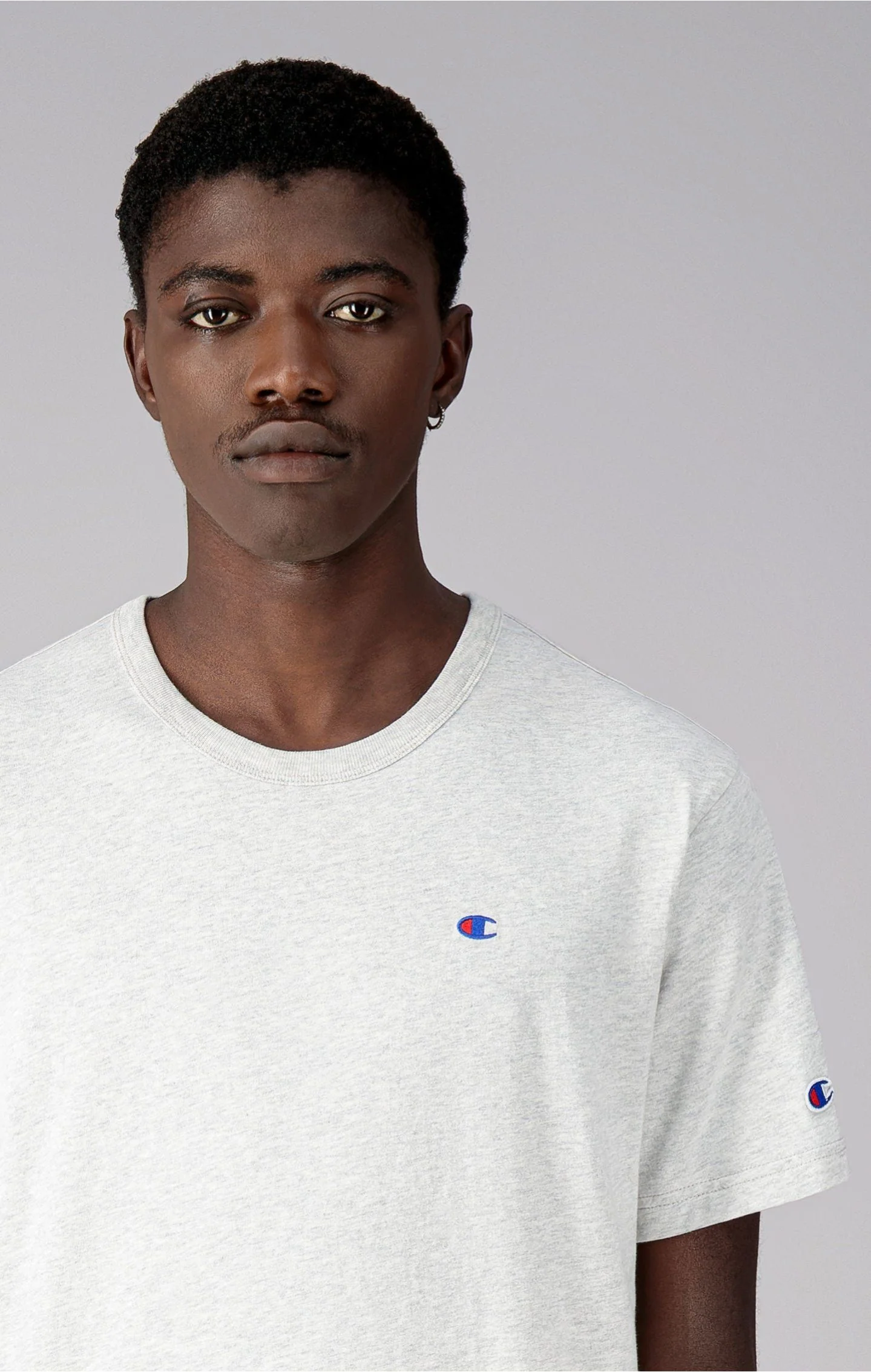 Champion Reverse Weave Classic Tee - Grey - Image 2