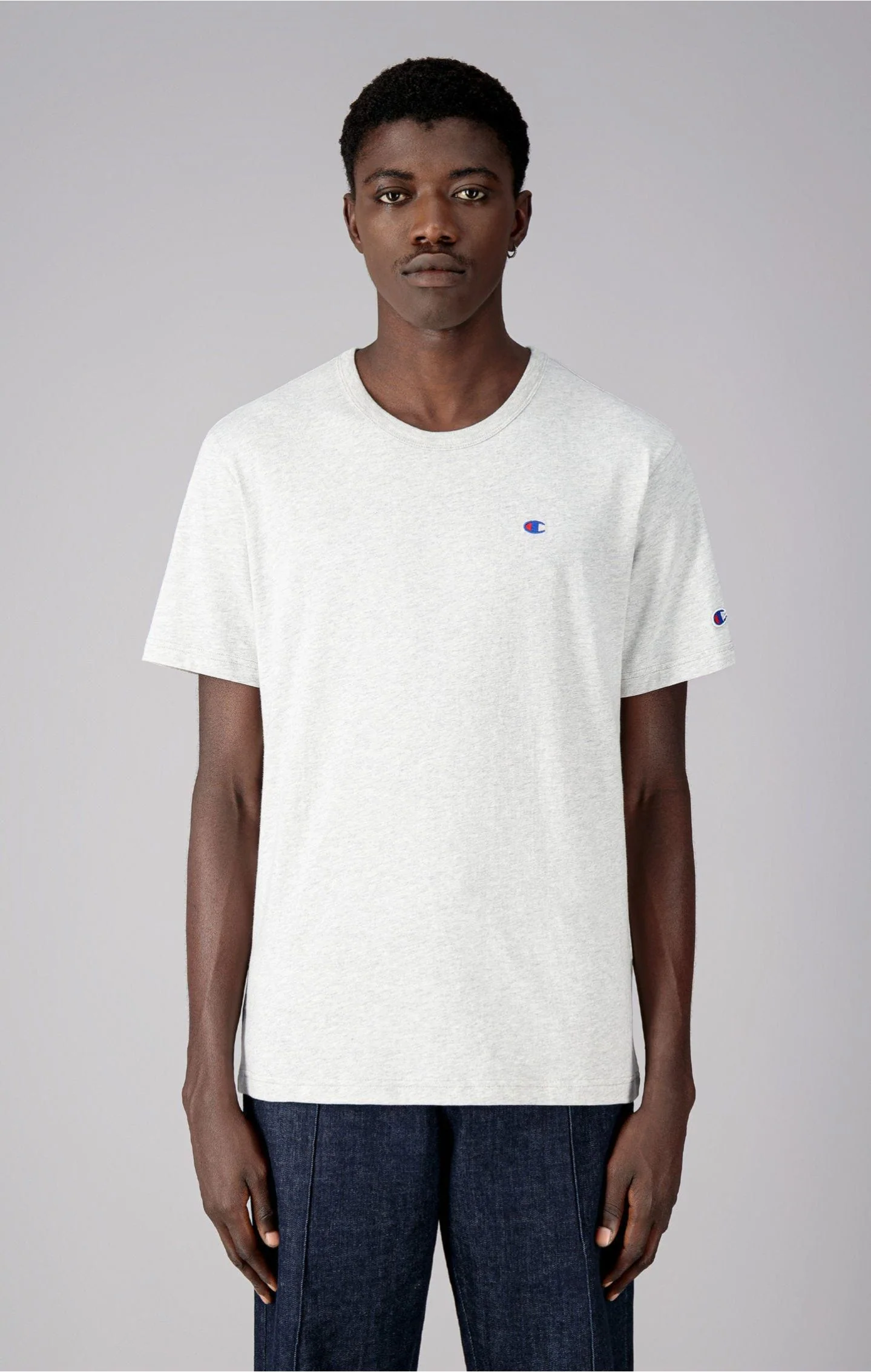 Champion Reverse Weave Classic Tee - Grey - Image 4