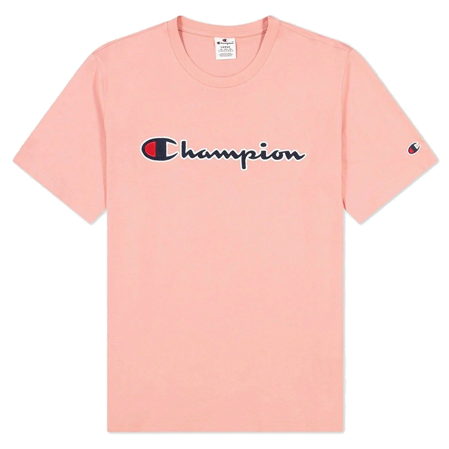 Champion Script Spellout Logo T-shirt - Pink