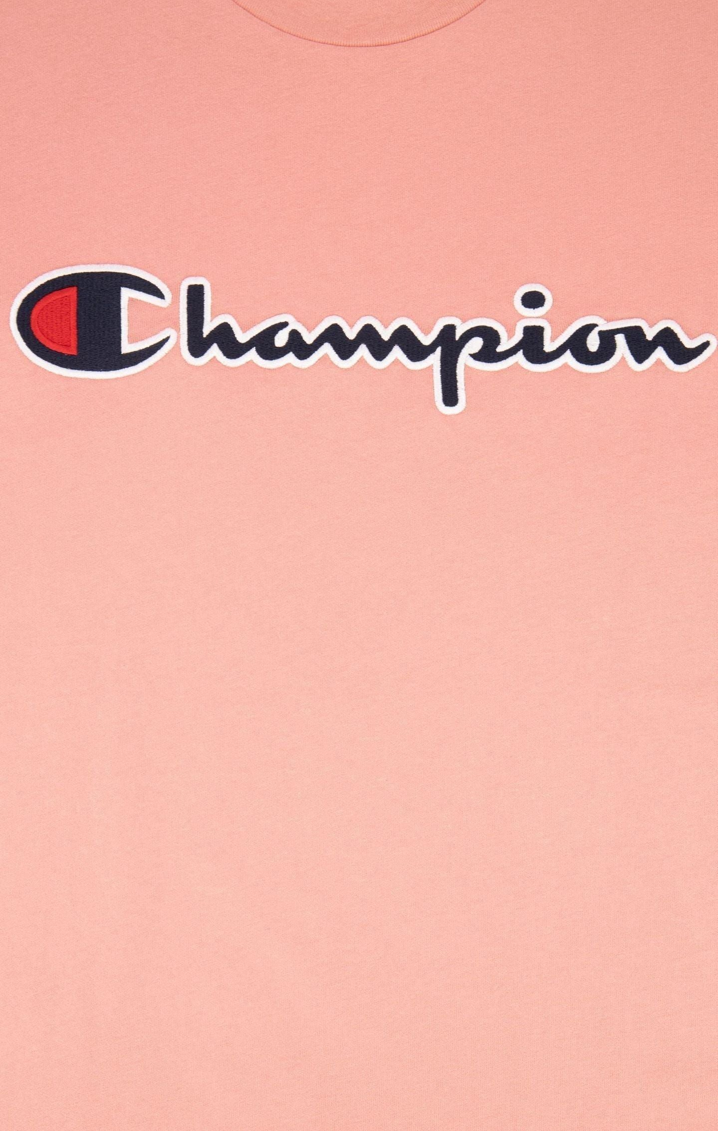 Champion Script Spellout Logo T-shirt - Pink - Image 5
