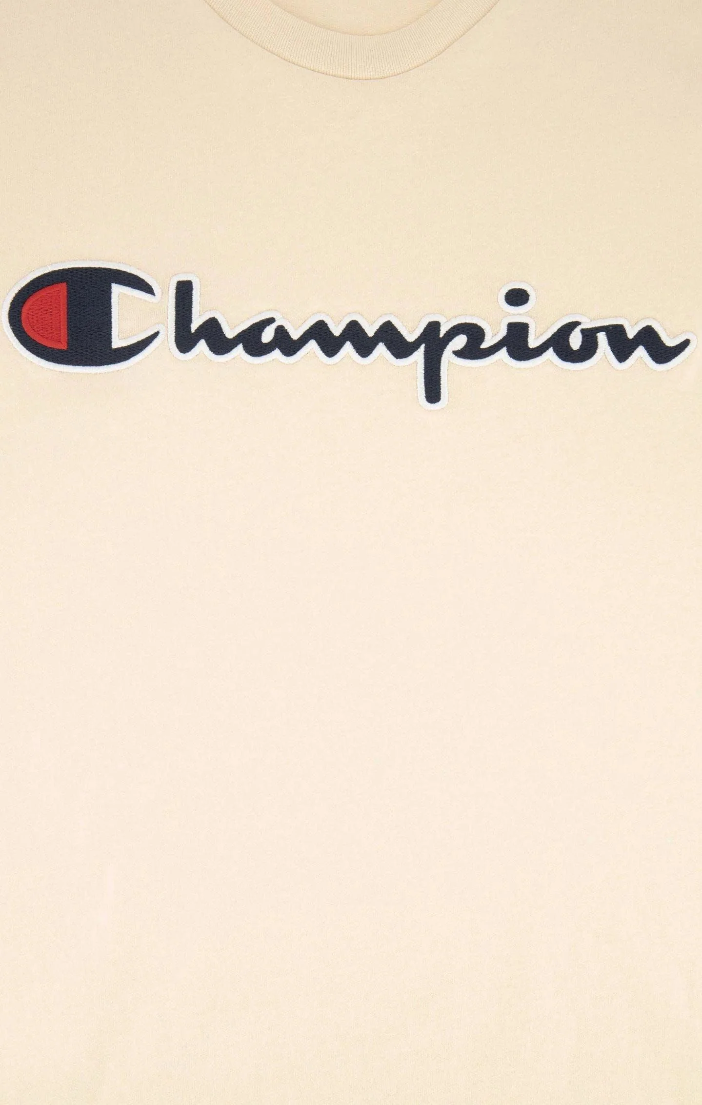 Champion Script Spellout Logo T-shirt - Sand - Image 5