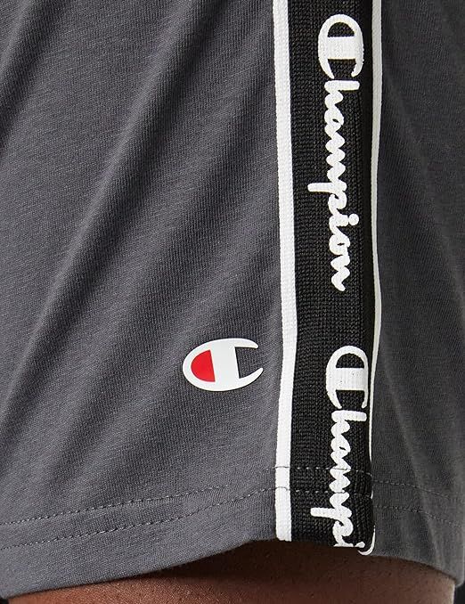 Champion Tape Insert Cotton T-shirt - Grey - Image 3