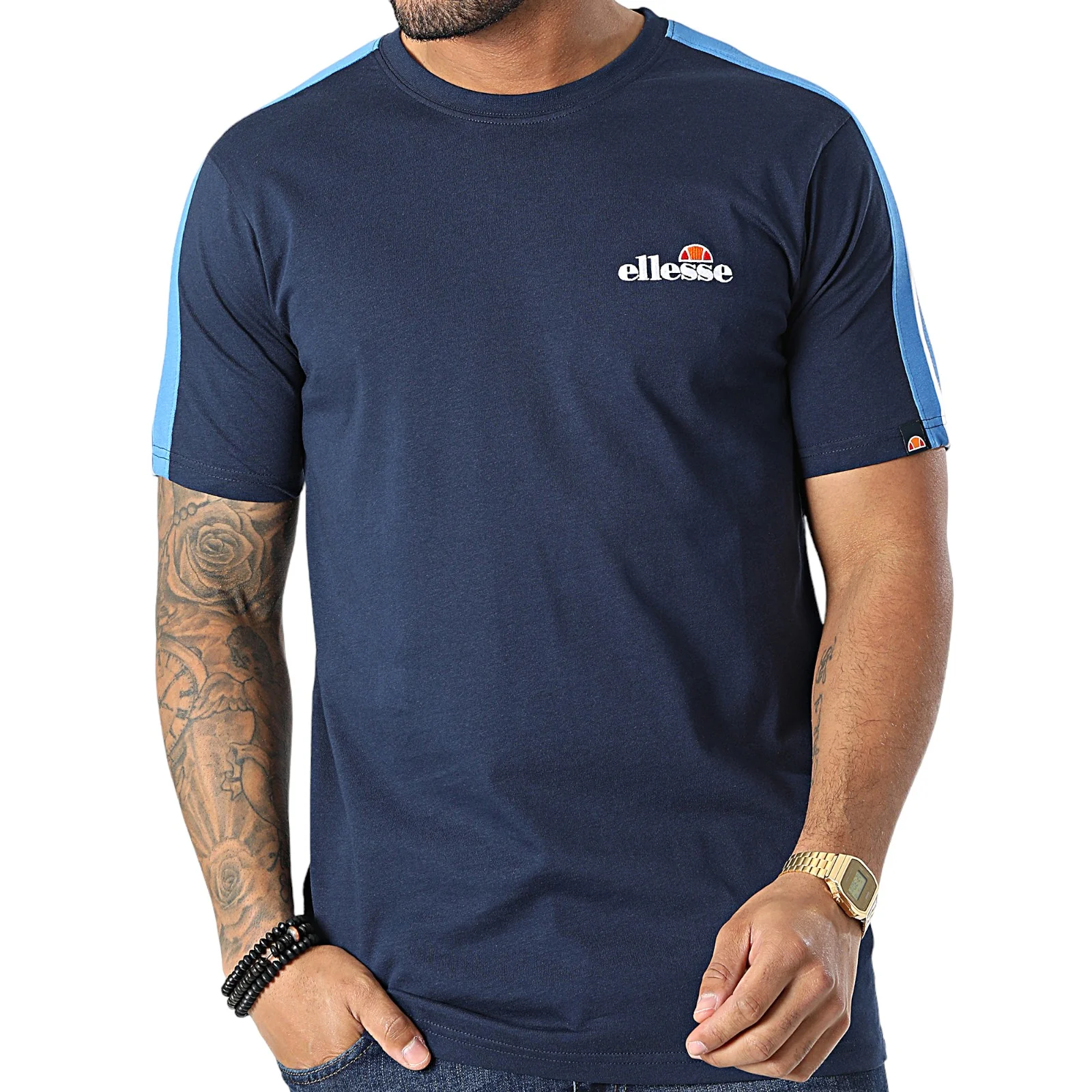 Ellesse Crotone 2 Tee - Navy - Image 3