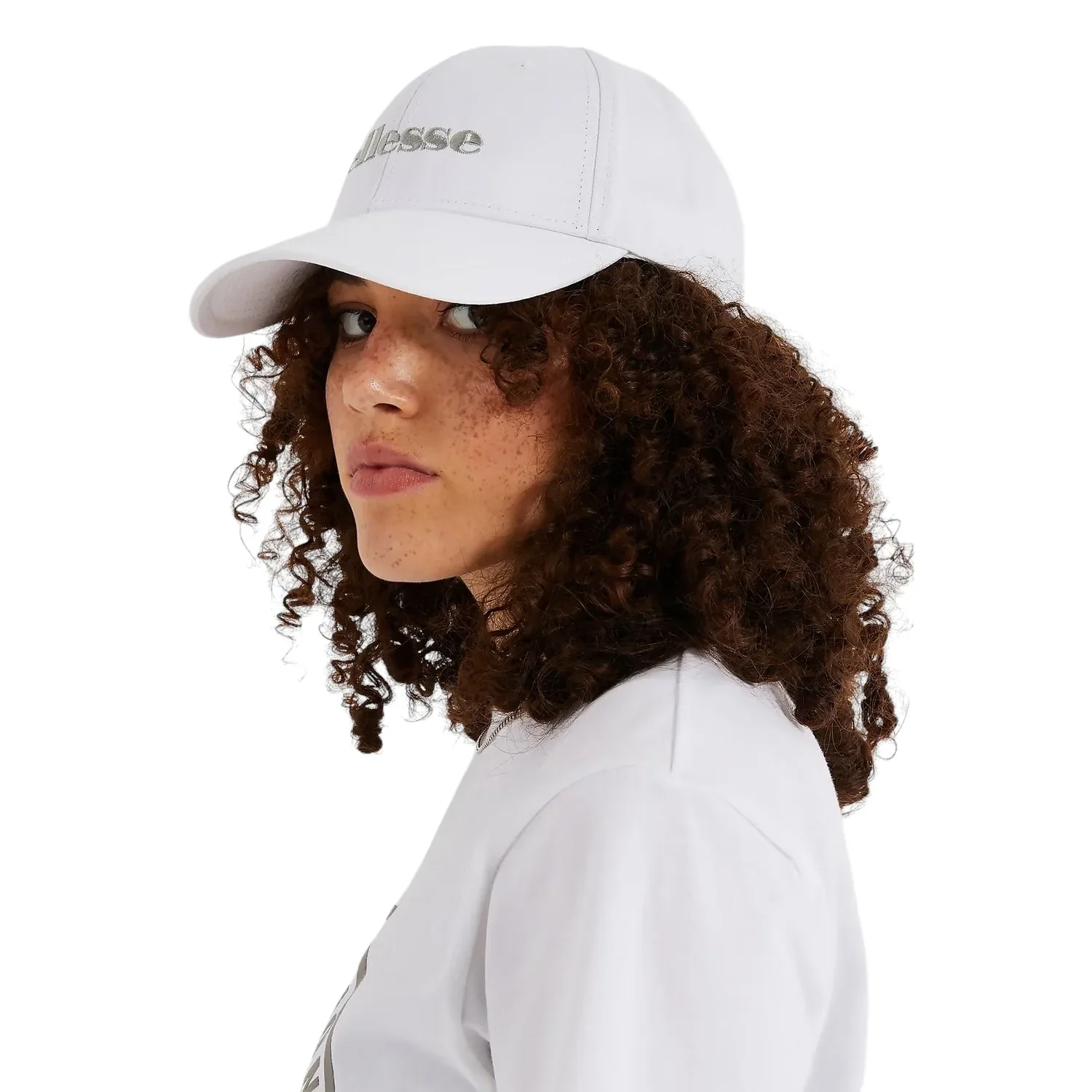 Ellesse Unisex Alba Cap - White - One Size - Image 4