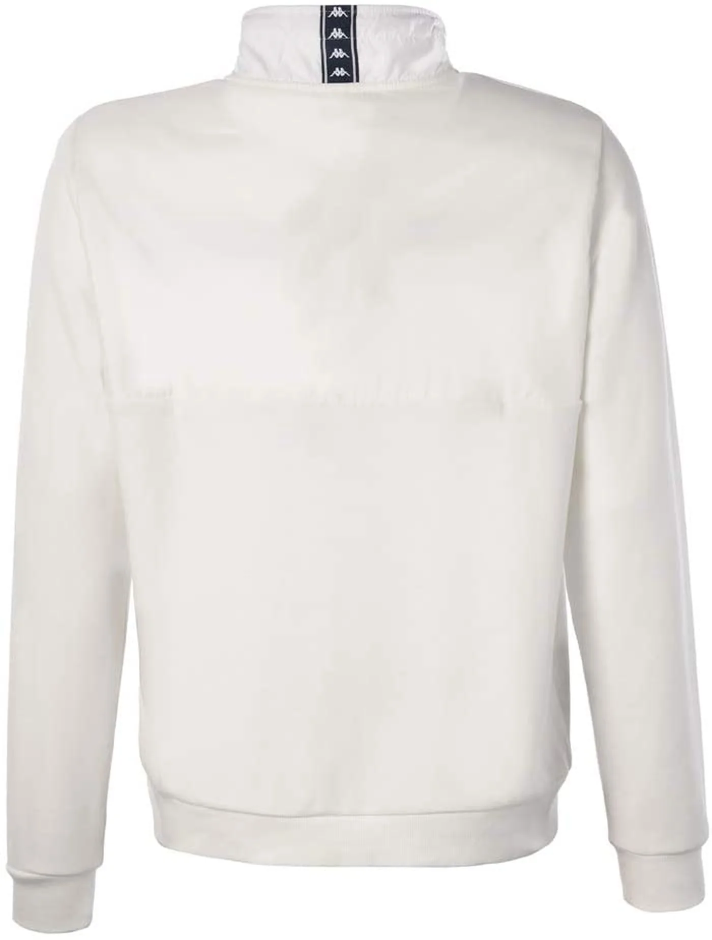 Kappa If Half Zip Fleece Sweatshirt - White / Navy - Image 3