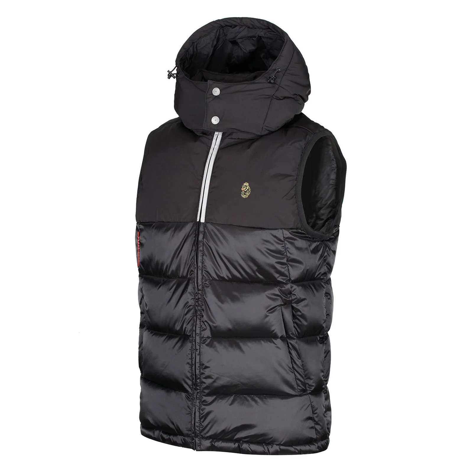 Luke 1977 Sumners Stories Padded Gilet Jacket - Jet Black