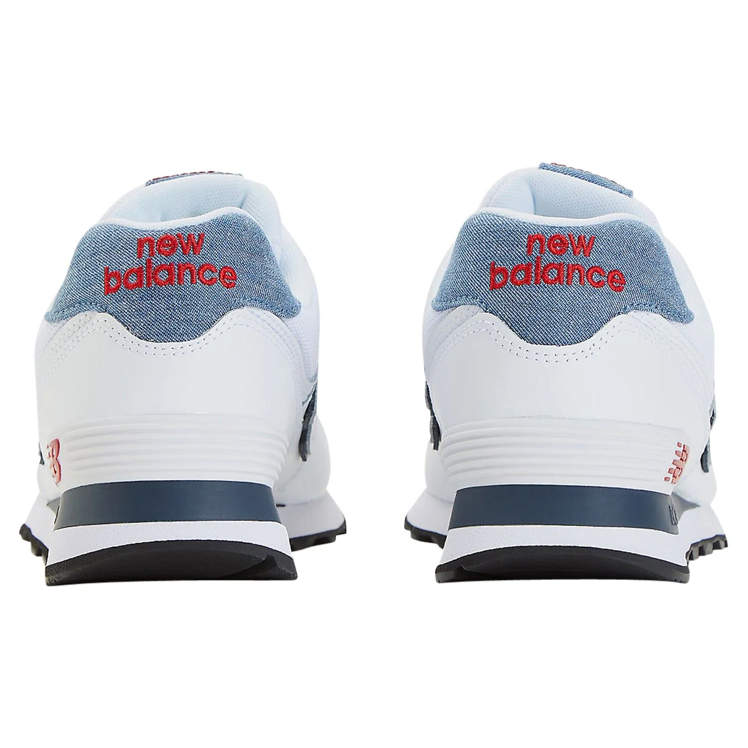 New Balance 574 Lifestyle Denim Shoes - White - Image 5