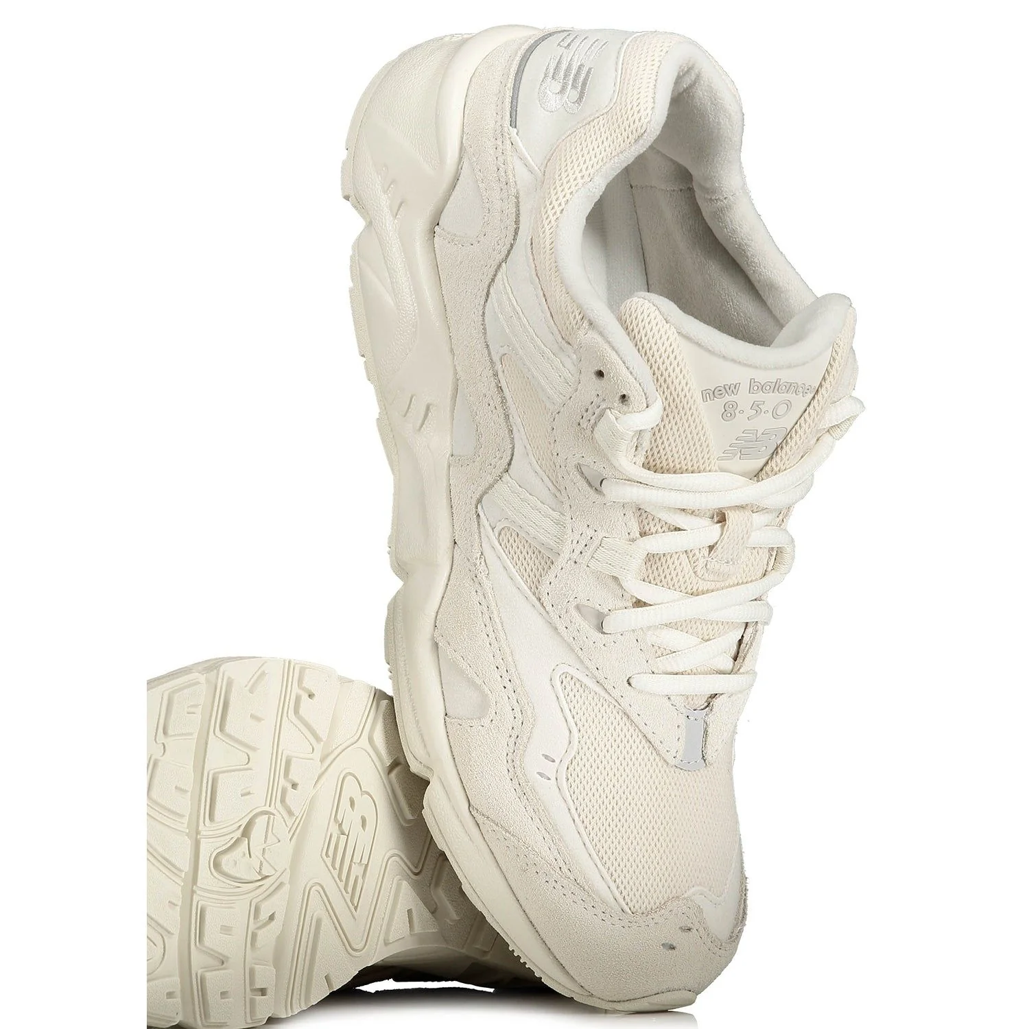 New Balance 850 Mono Pack Trainers - Off White - Image 7