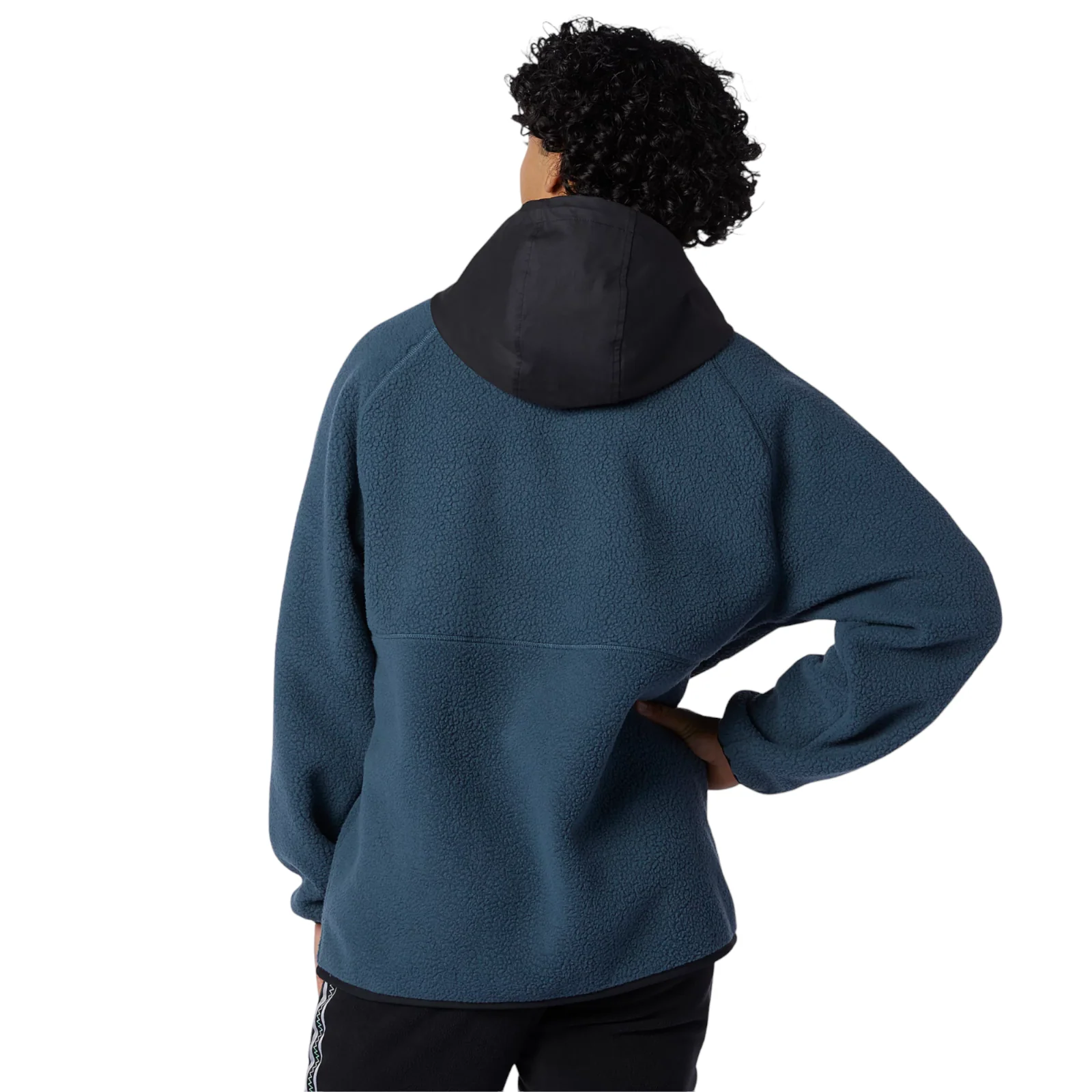 New Balance All Terrain High Pile Hybrid Sherpa Jacket - Blue - Image 7