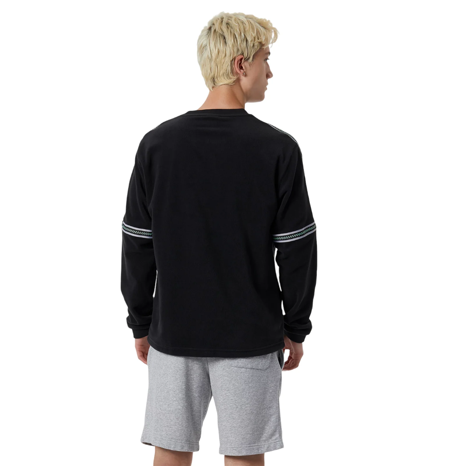 New Balance All Terrain Polar Fleece Crew Sweatshirt - Black - Image 3