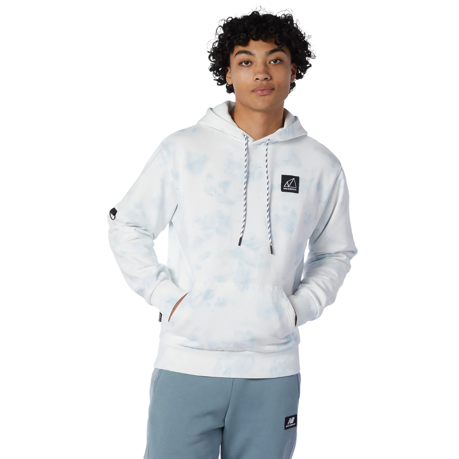 New Balance All Terrain Tie Dye Hoodie - White