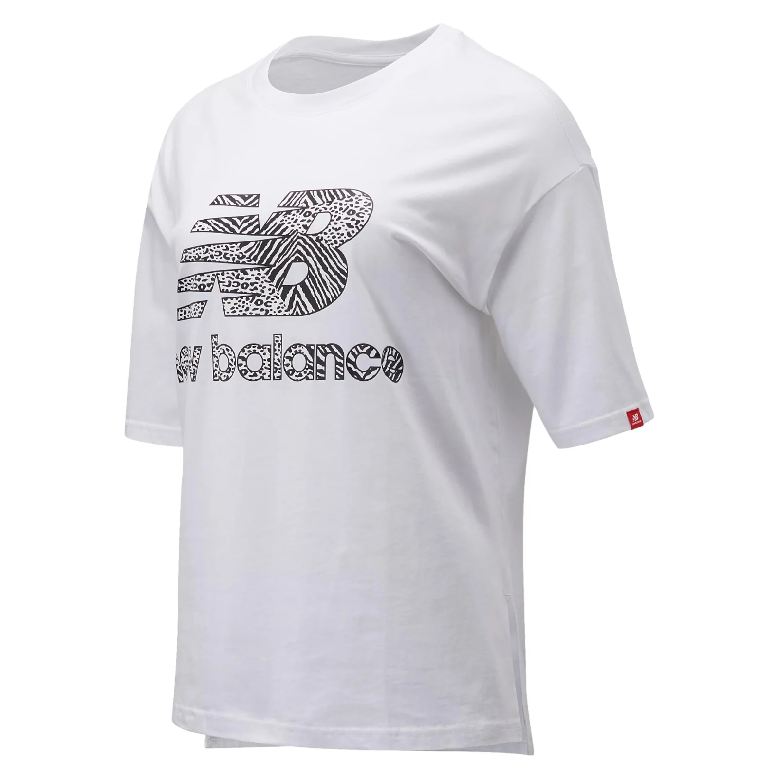 New Balance Athletics Animal Print T-Shirt - White