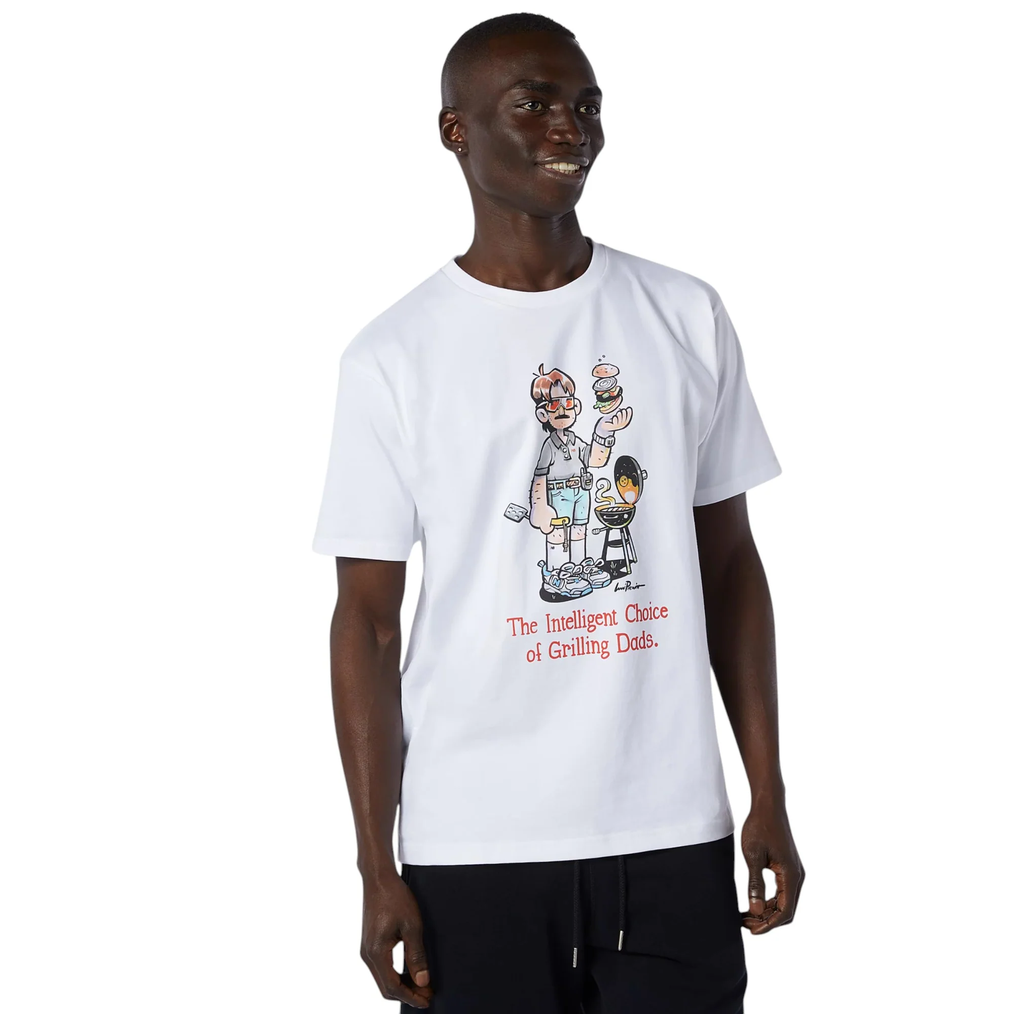 New Balance Athletics Levitzo Dad T-Shirt - White