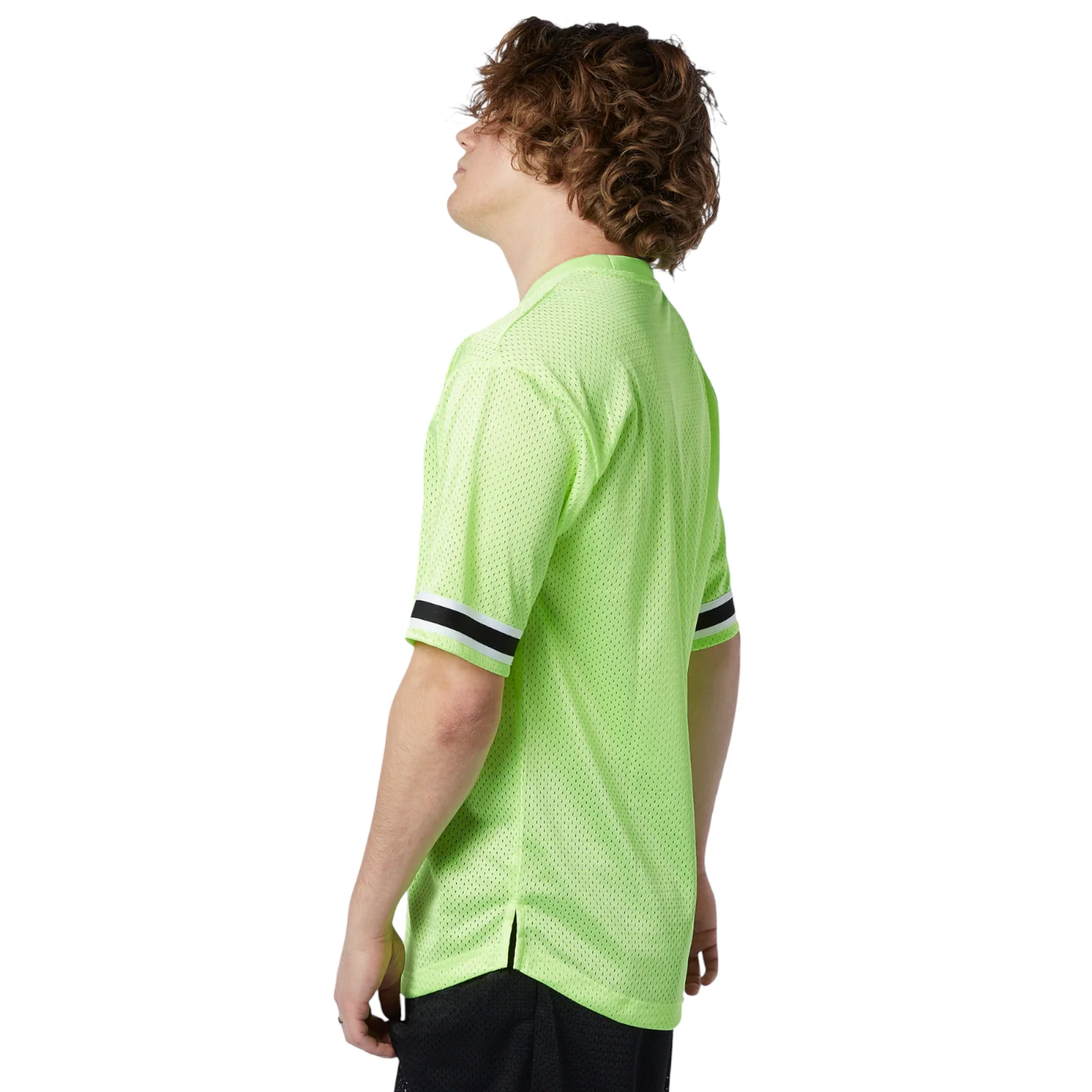 New Balance Athletics Psy Varsity Mesh Tee - Neon Lime - Image 4