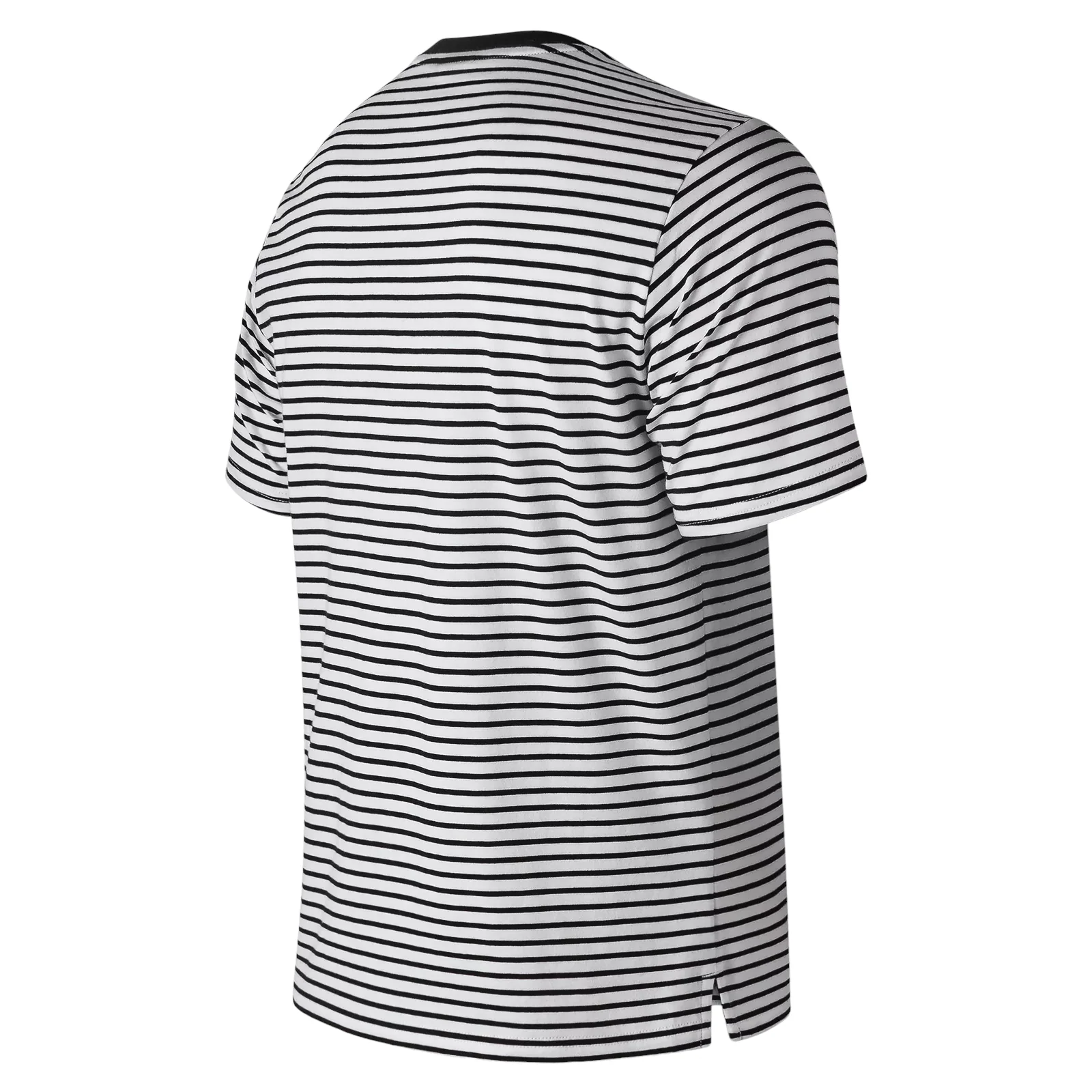 New Balance Athletics Striped Tee - Black / White - Image 2