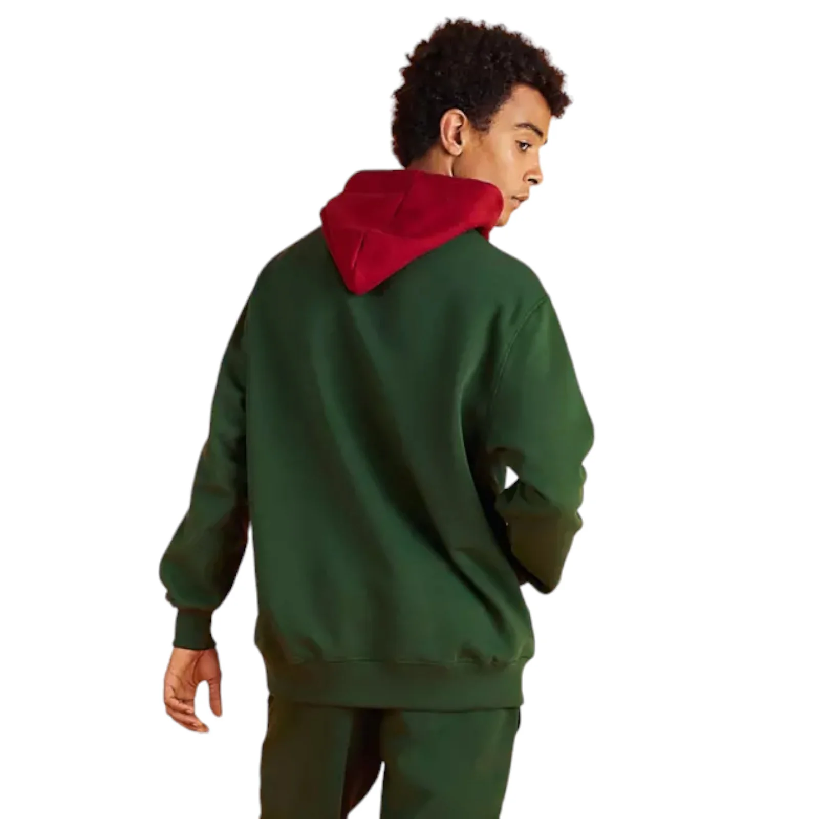New Balance Color Block Hoodie - Green - Image 3