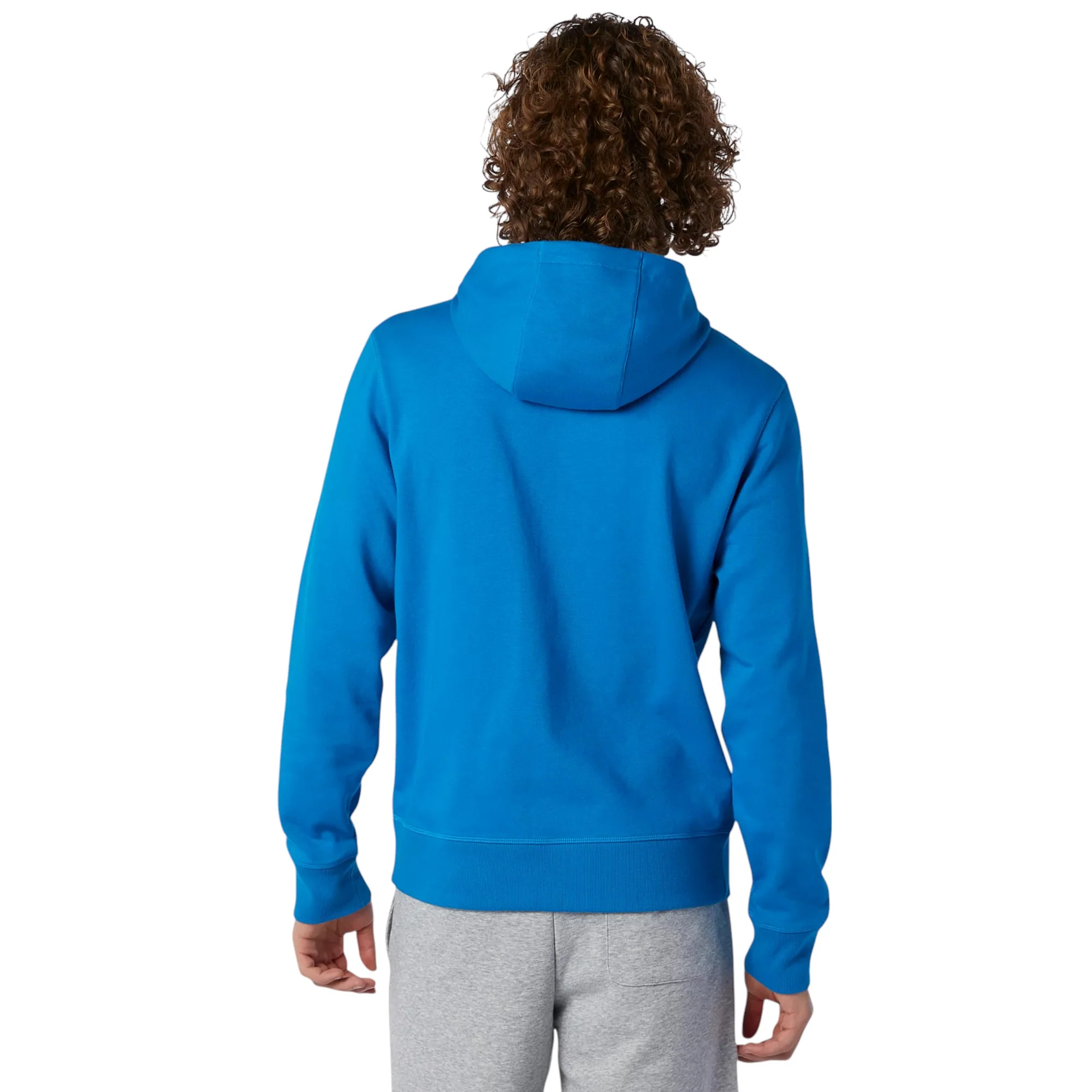 New Balance Essentials Stacked Logo Hoodie - Blue - Image 5