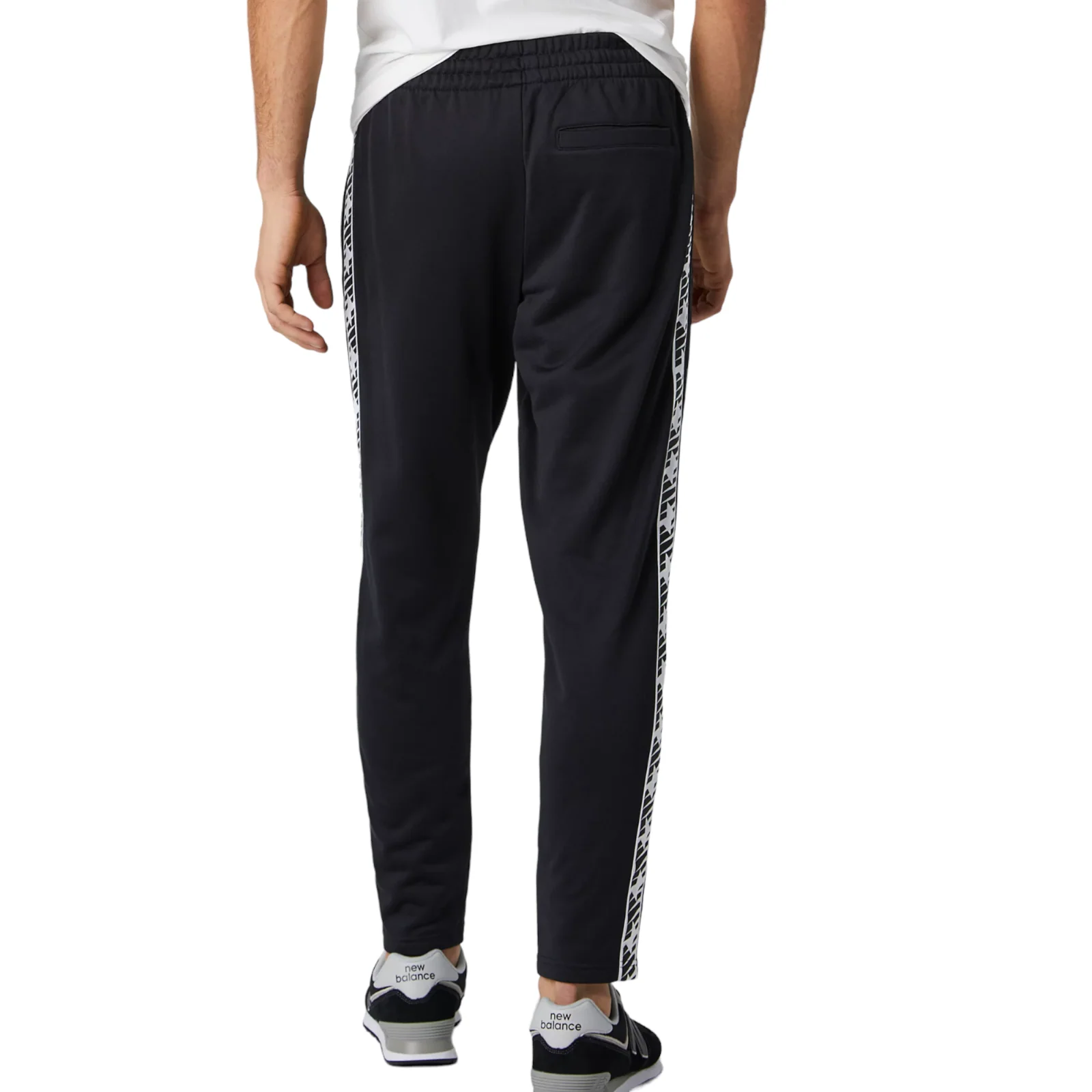 New Balance Essentials Track Pant - Black White - Image 5