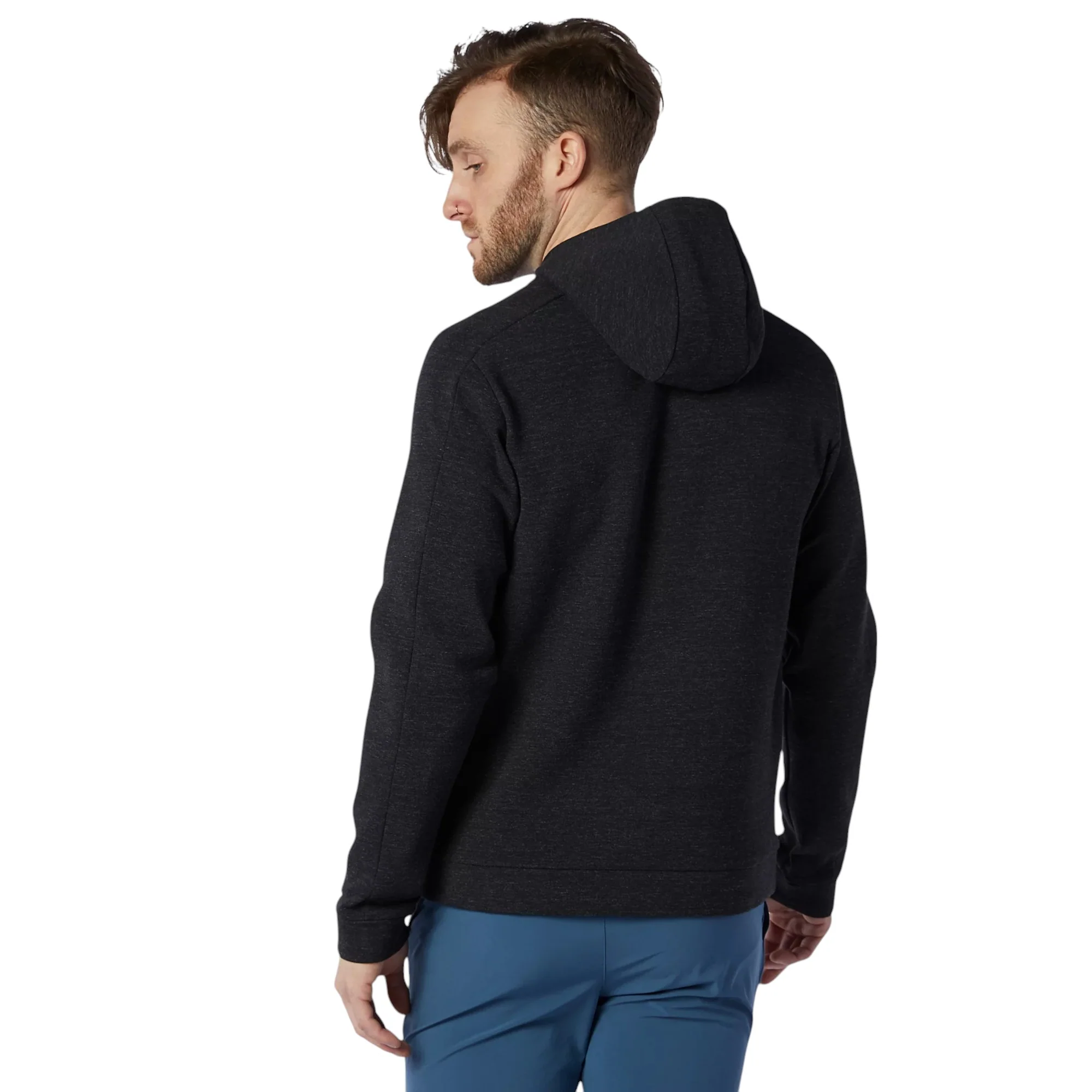 New Balance Fortitech Fleece Pullover Hoodie - Black - Image 3