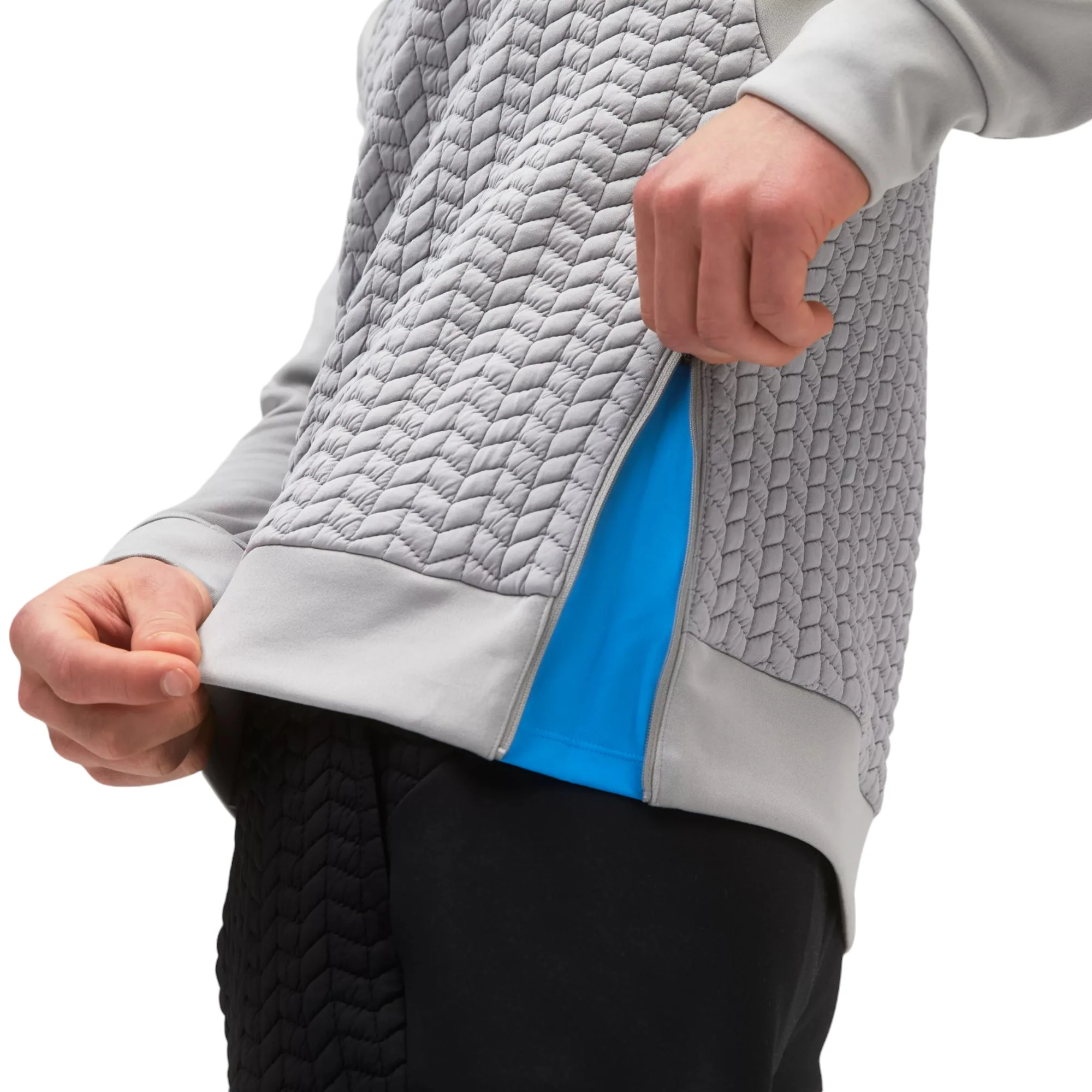 New Balance Fortitech Heatloft Crew Sweatshirt - Grey - Image 4