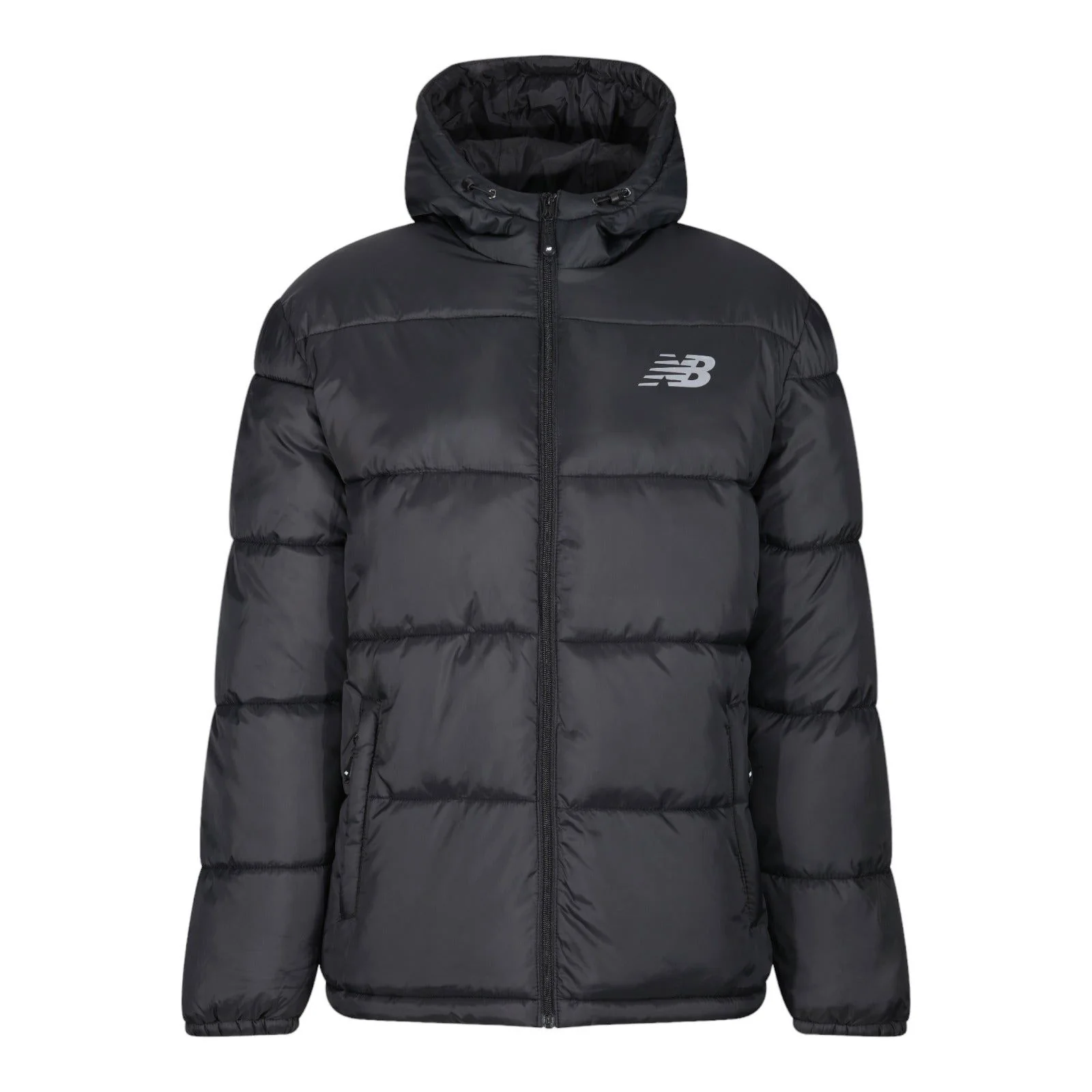 New Balance Long Puffer Jacket Coat - Black