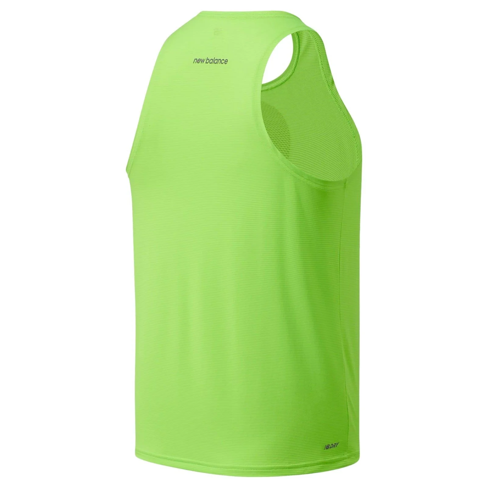 New Balance M PR Accelerate Singlet Running Vest - Energy Lime - Image 2
