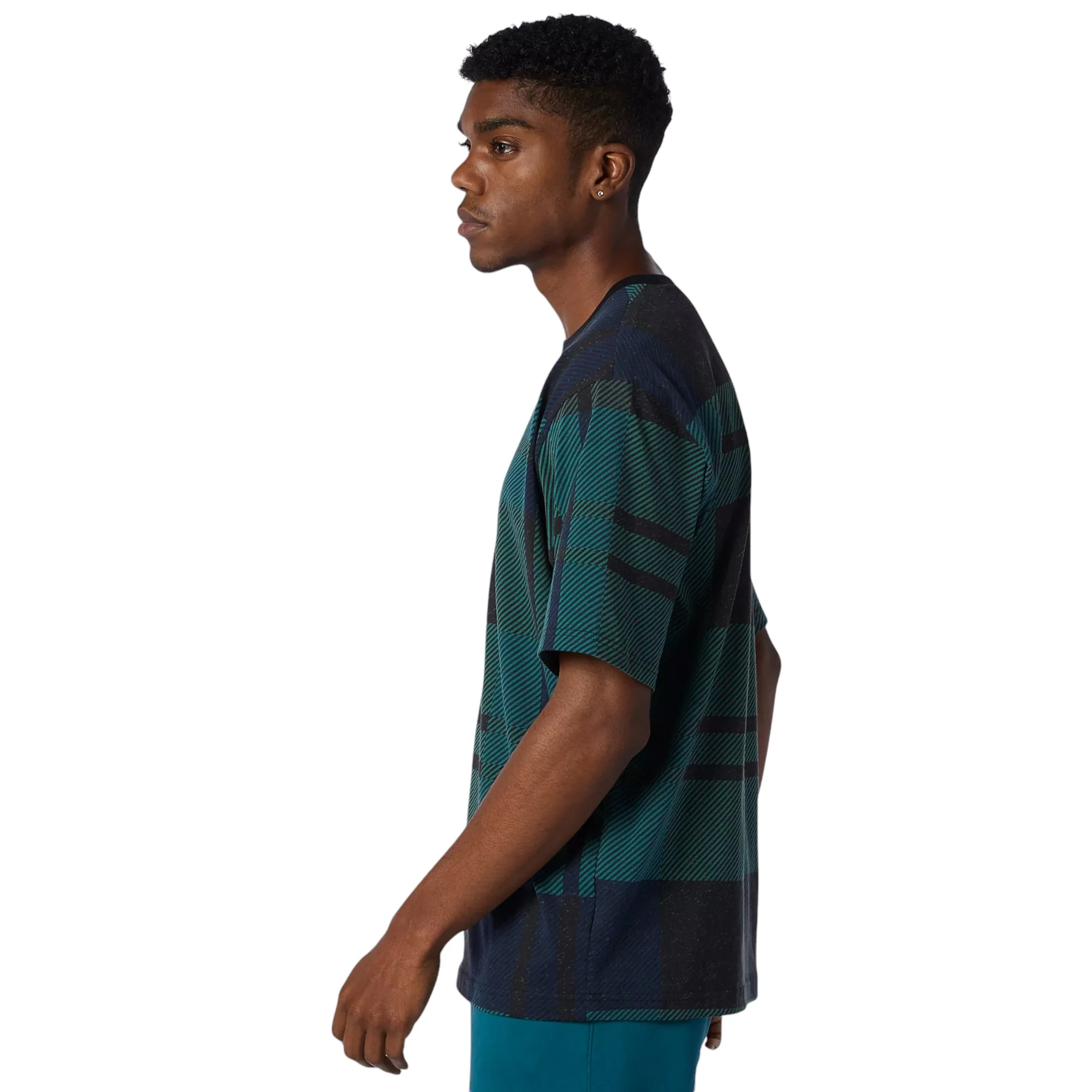 New Balance NB Athletics Black Watch Tee - Green - Image 2