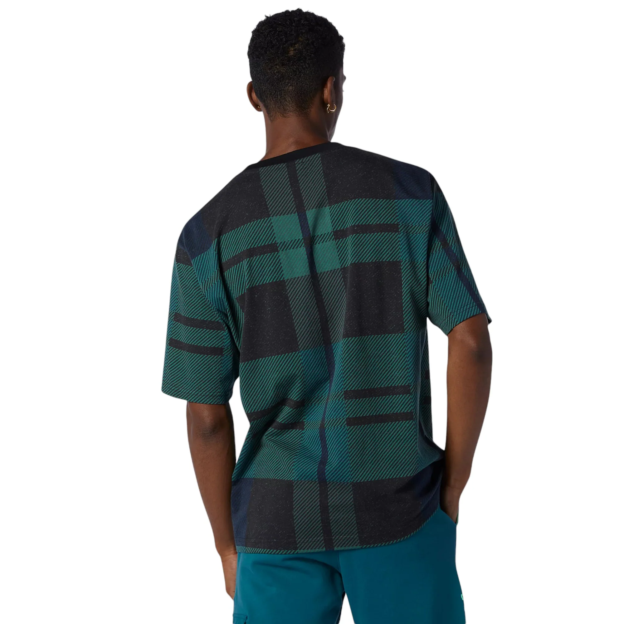 New Balance NB Athletics Black Watch Tee - Green - Image 3