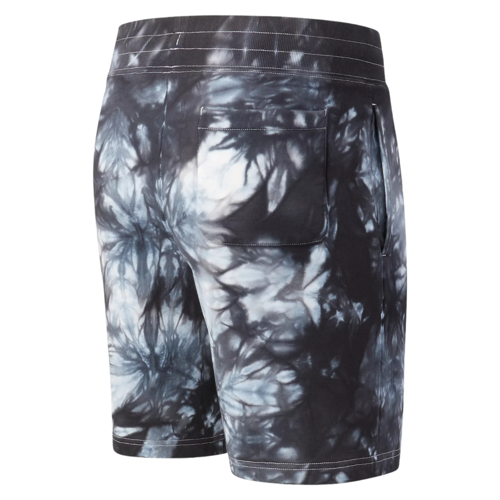 New Balance NB Basketball Blacktop Tie Dye Shorts - Black - Image 2