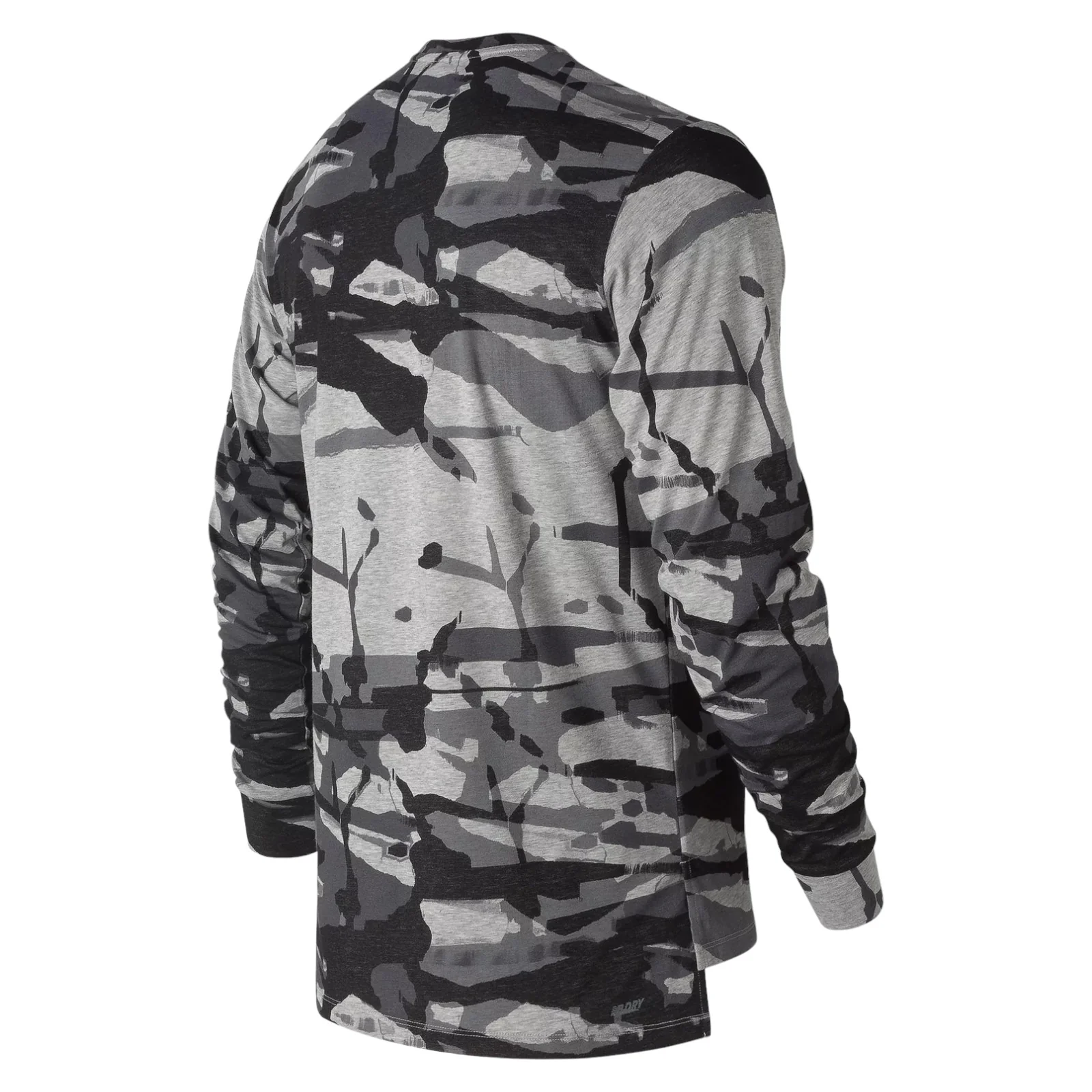 New Balance R.W.T. Long Sleeve Heathertech Top - Grey - Image 2