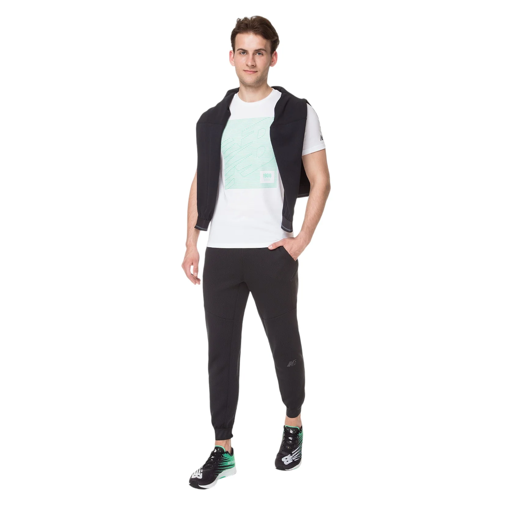 New Balance Rightweight Double Knit Pants - Black - Image 5