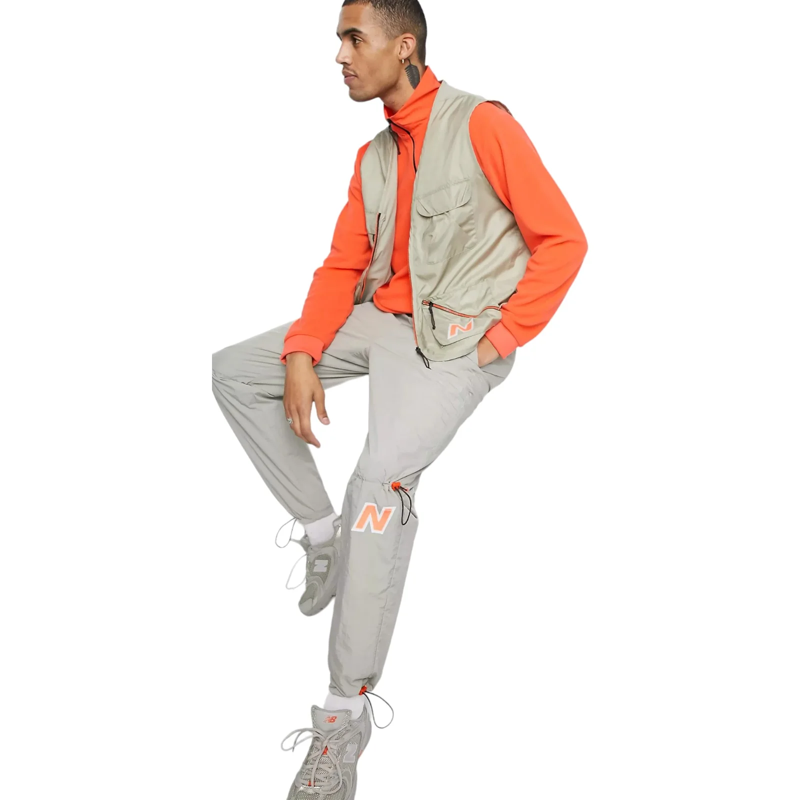 New Balance Utility Pack Utility Vest - Beige - Image 4