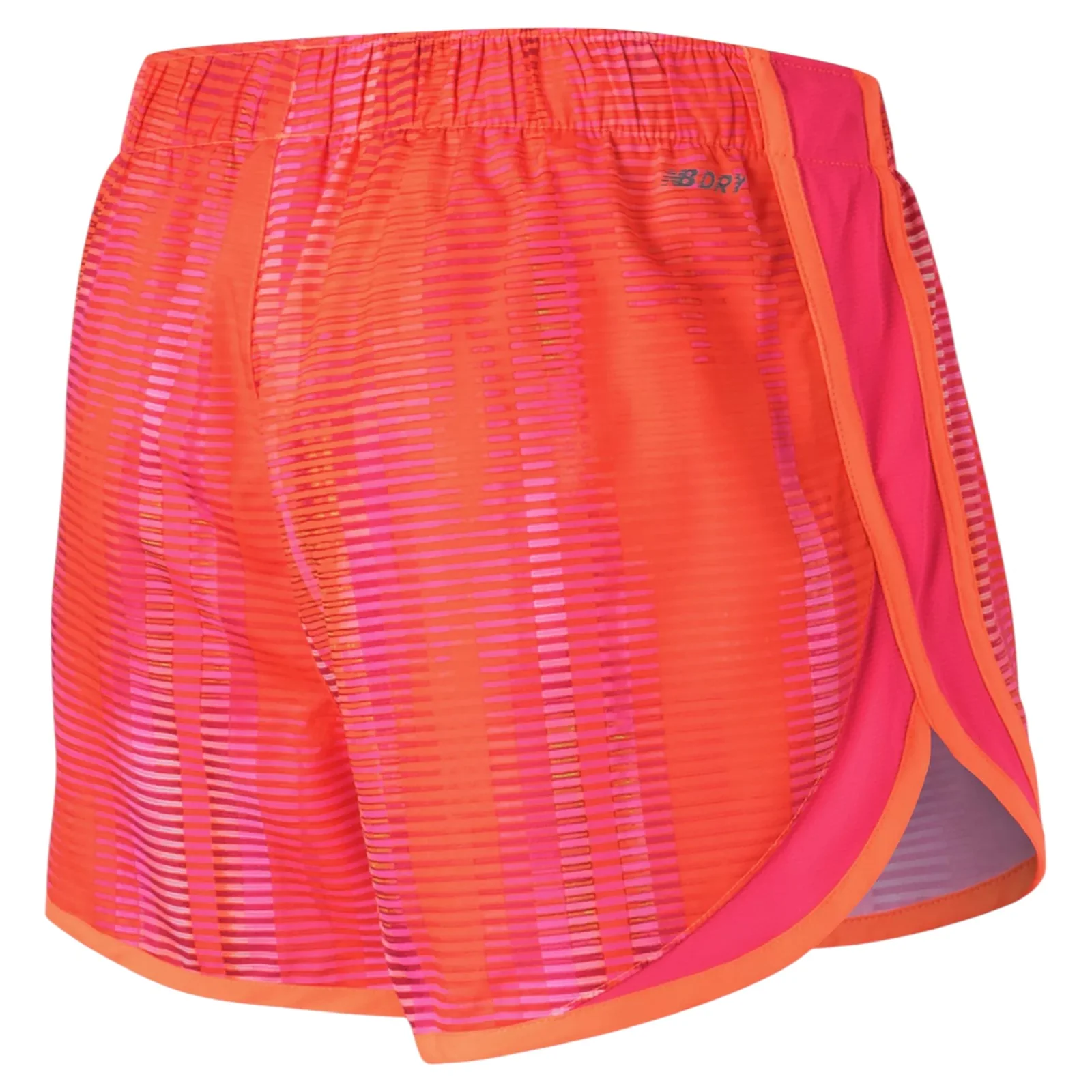 New Balance Womens Accelerate Printed Shorts - Orange - Image 2